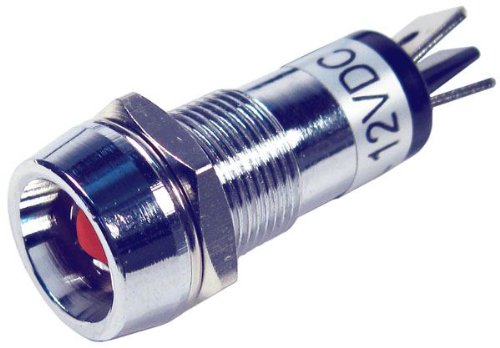 Red LED Indicator Light - High Visibility Warning Signal for Industrial Equipment, Automotive & DIY Projects