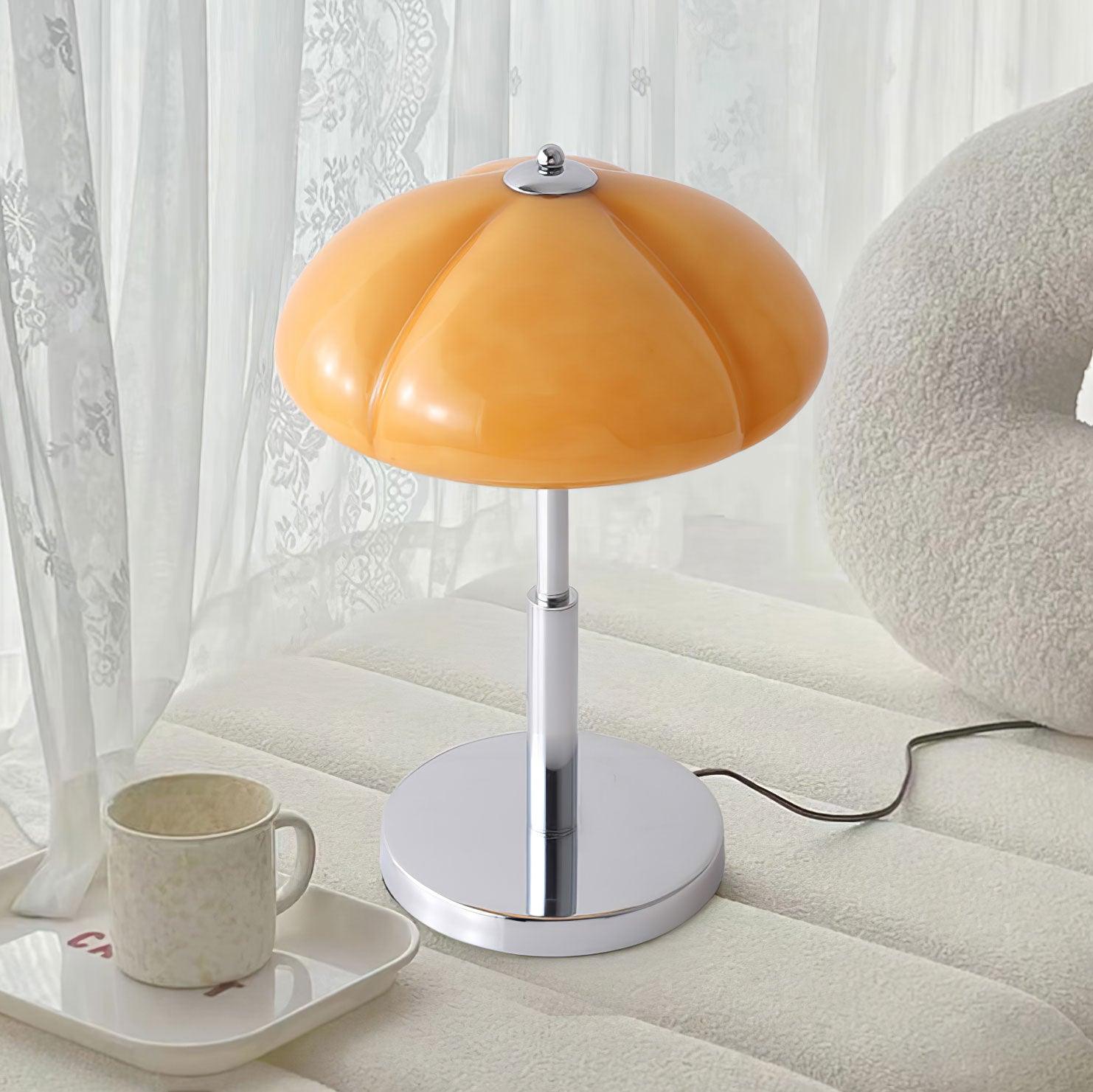 Modern Mushroom Bauhaus Table Lamp - Minimalist Nordic Style Bedside Lighting for Living Room, Bedroom & Office Decor