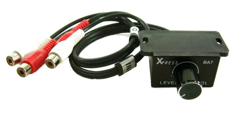 Xpress Bass Knob Remote Level Control for Car Audio System - Adjust Subwoofer Volume Easily While Driving