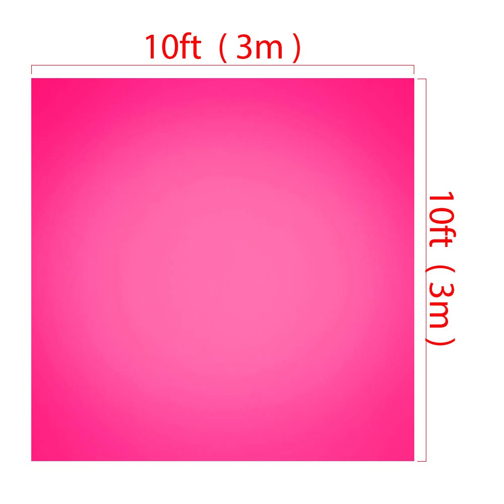 Hot Pink 10x10ft Photography Backdrop for Birthday Party & Studio Portraits