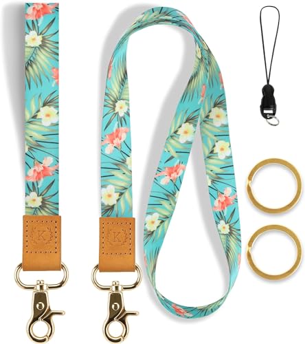 Green Print Lanyard