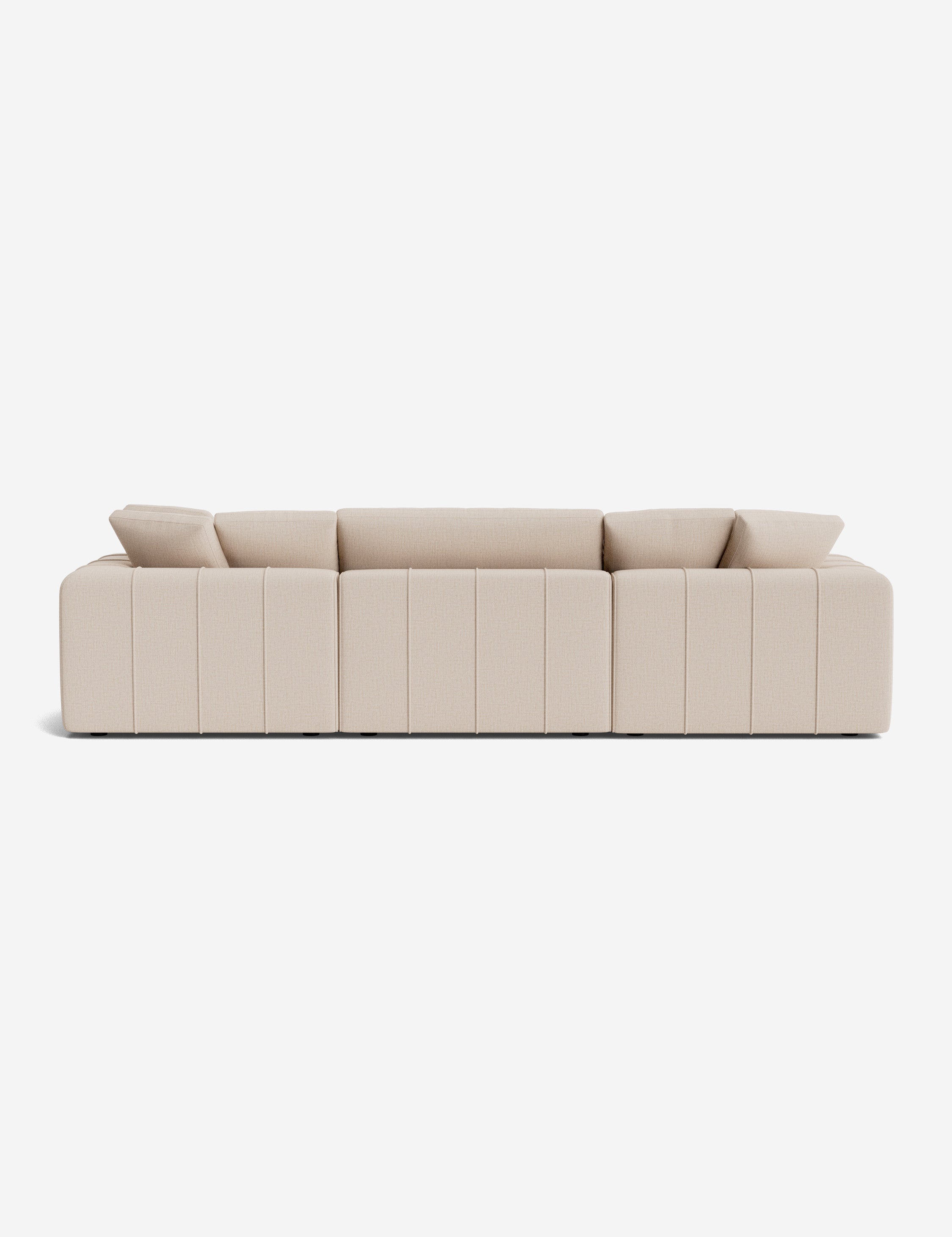 Capella Sofa - Modern Comfortable Sectional Couch for Living Room, Home Theater & Lounge | Stylish & Durable Fabric Upholstery