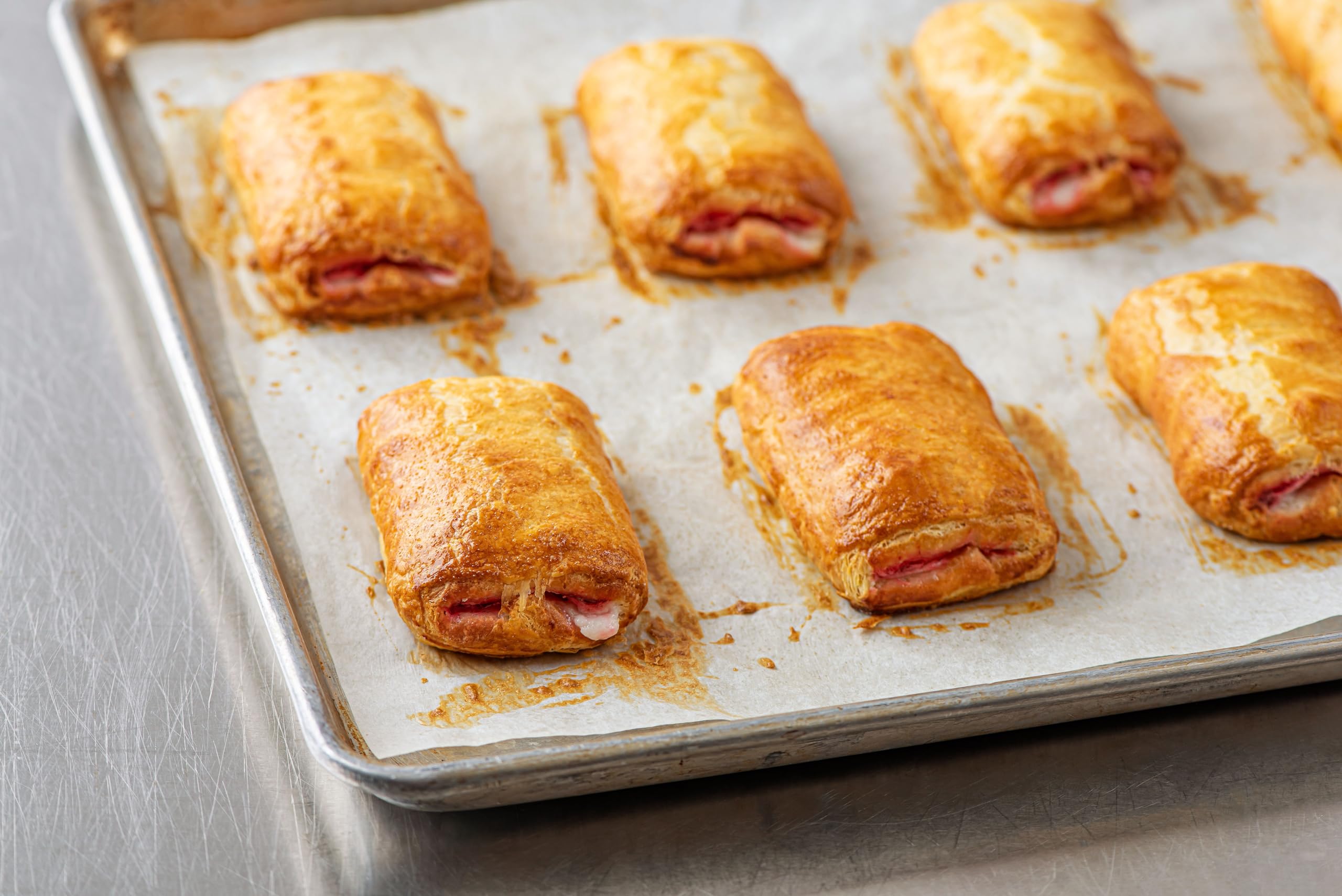 Rich Products Preproofed Raspberry Cheese Croissant Dough, 4.1 oz (48/Case) - Ready-to-Bake Pastry for Bakeries, Cafés & Home Baking