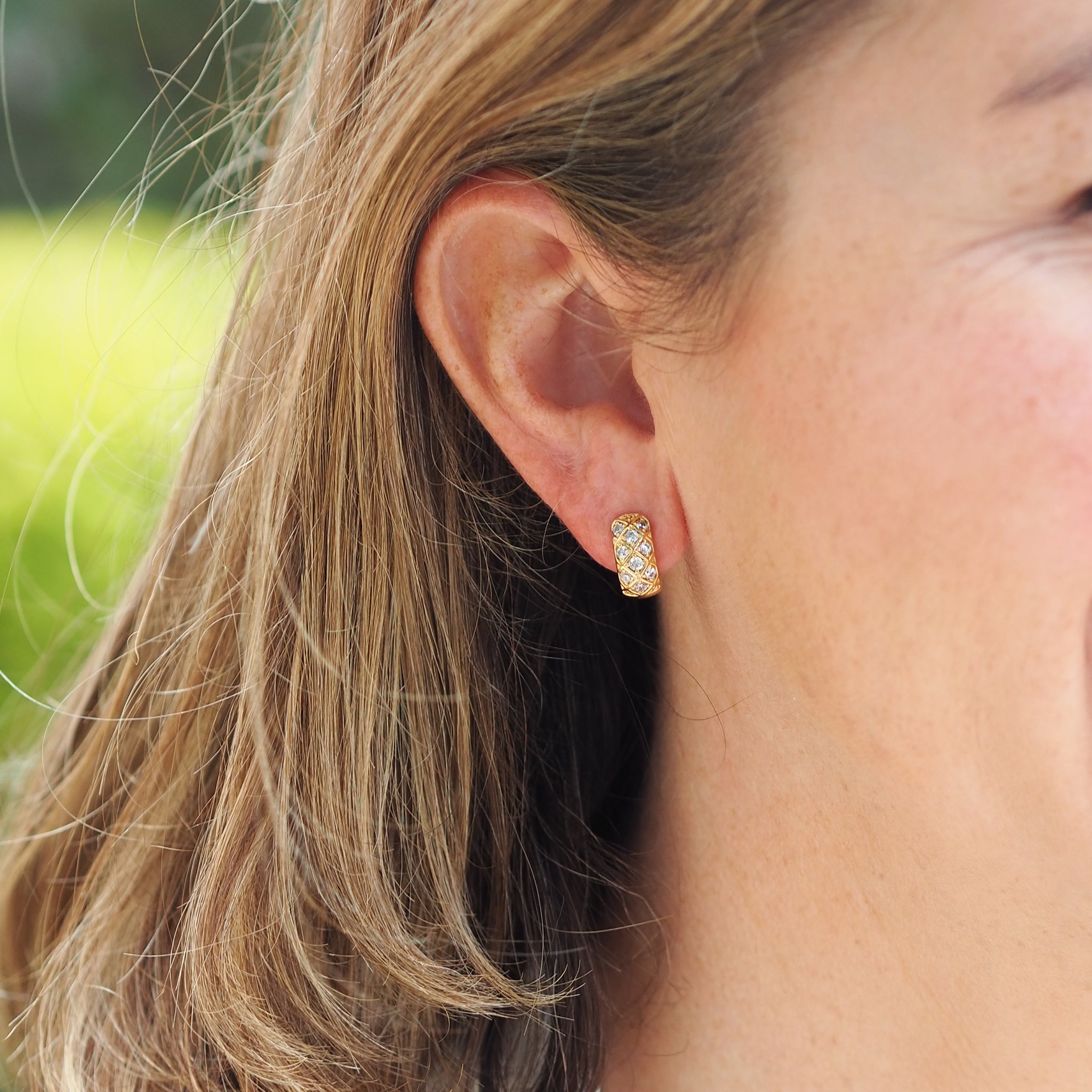 Goldbug Collection Palm Huggie Earrings - Minimalist Gold Huggie Hoop Earrings for Women - Perfect for Everyday Wear, Beach Vacation & Boho Style Outfits