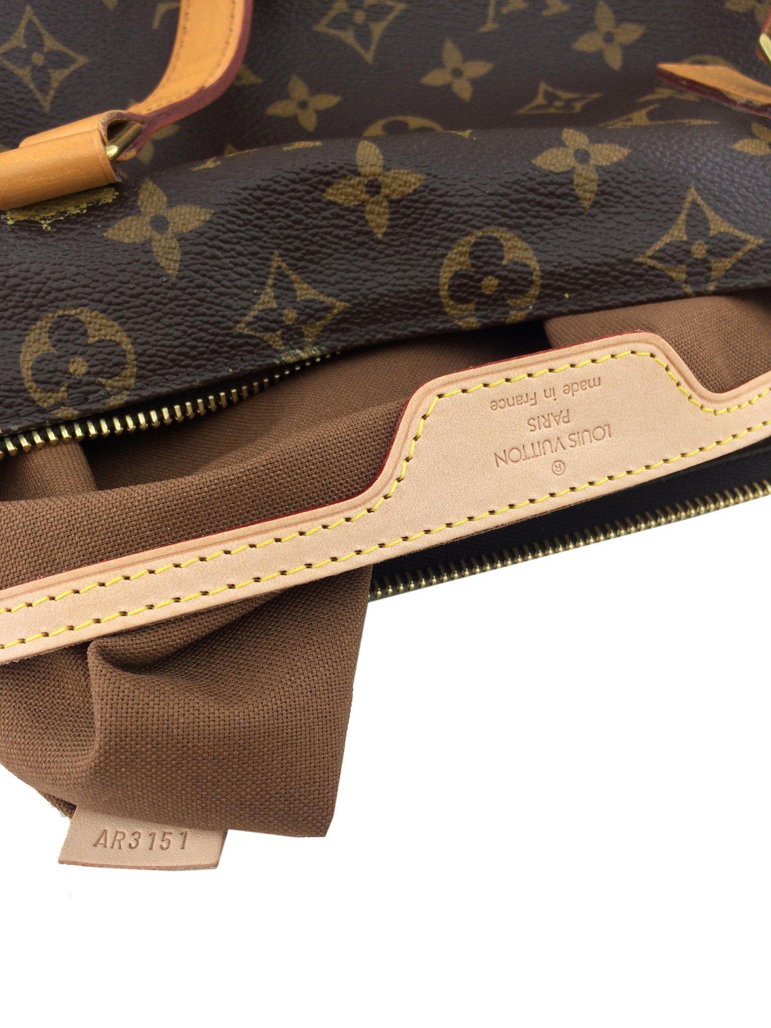 Authentic Louis Vuitton Monogram Canvas Cabas Mezzo Tote Bag - Luxury Designer Handbag for Women, Perfect for Work, Travel & Everyday Use