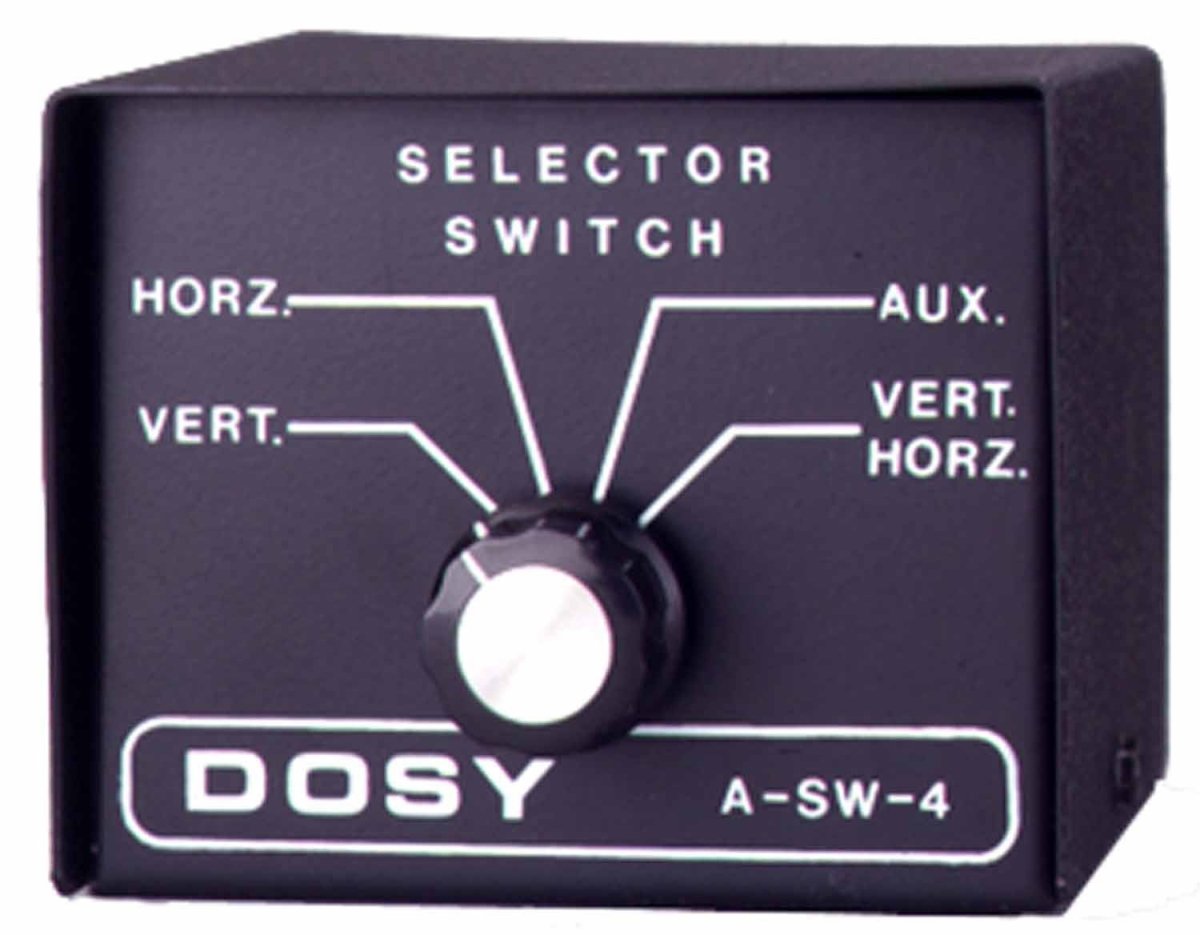 Dosy Antenna Selector Switch SW-4 | 1000W Max Power Auto SWR Compensation | Perfect for Ham Radio, CB Radio & Multi-Antenna Systems