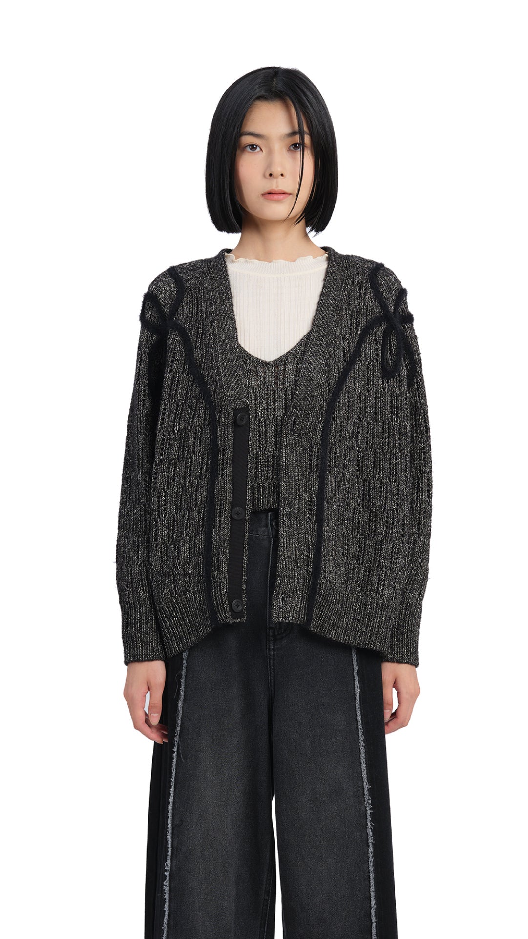 Soft & Cozy Textured Cardigan for Women - Lightweight Knit Sweater for Fall & Winter - Perfect for Layering, Office Wear & Casual Outfits