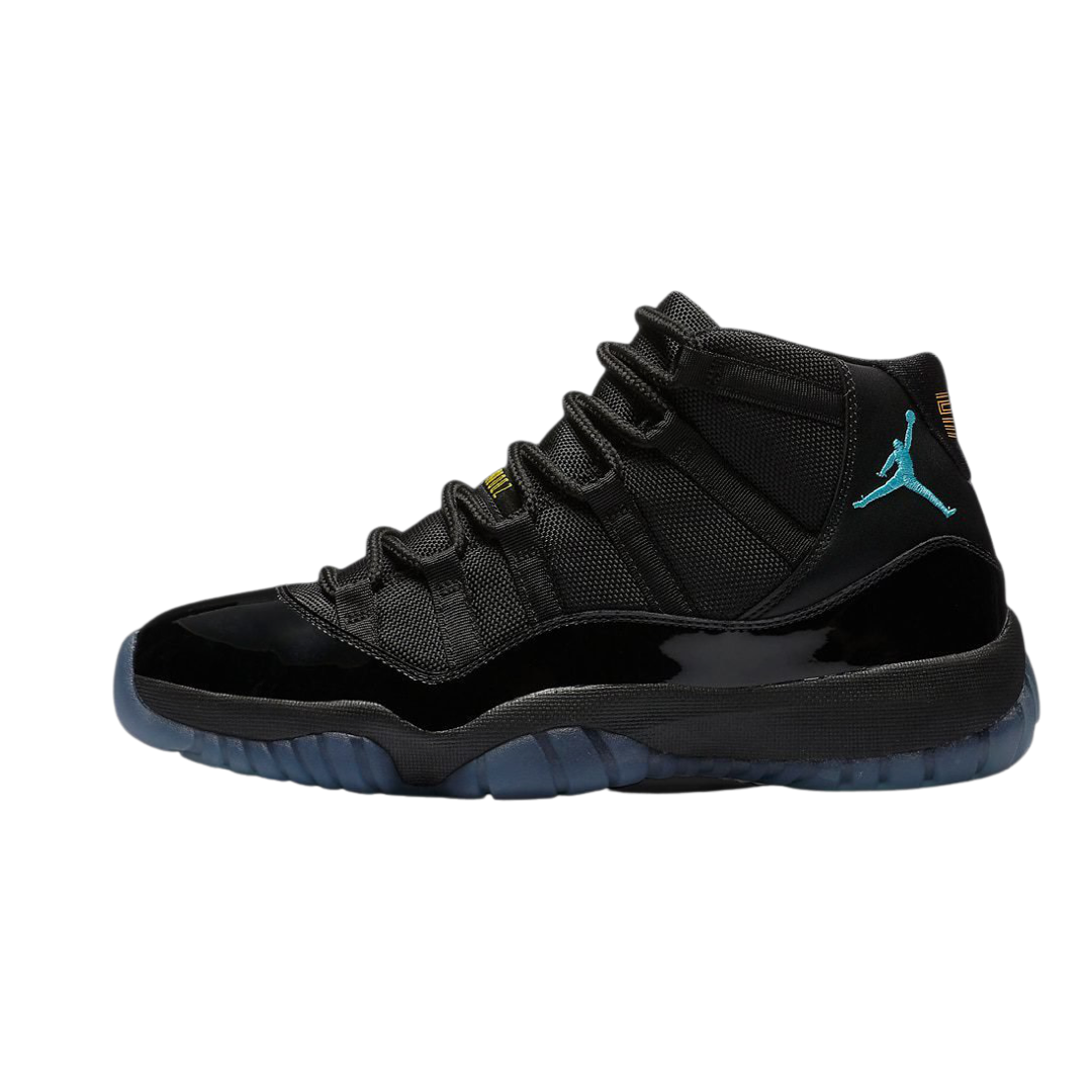 Air Jordan 11 Retro Gamma Blue Black Maize Yellow Basketball Shoes - Men's High-Top Sneakers for Casual Wear & Court Performance