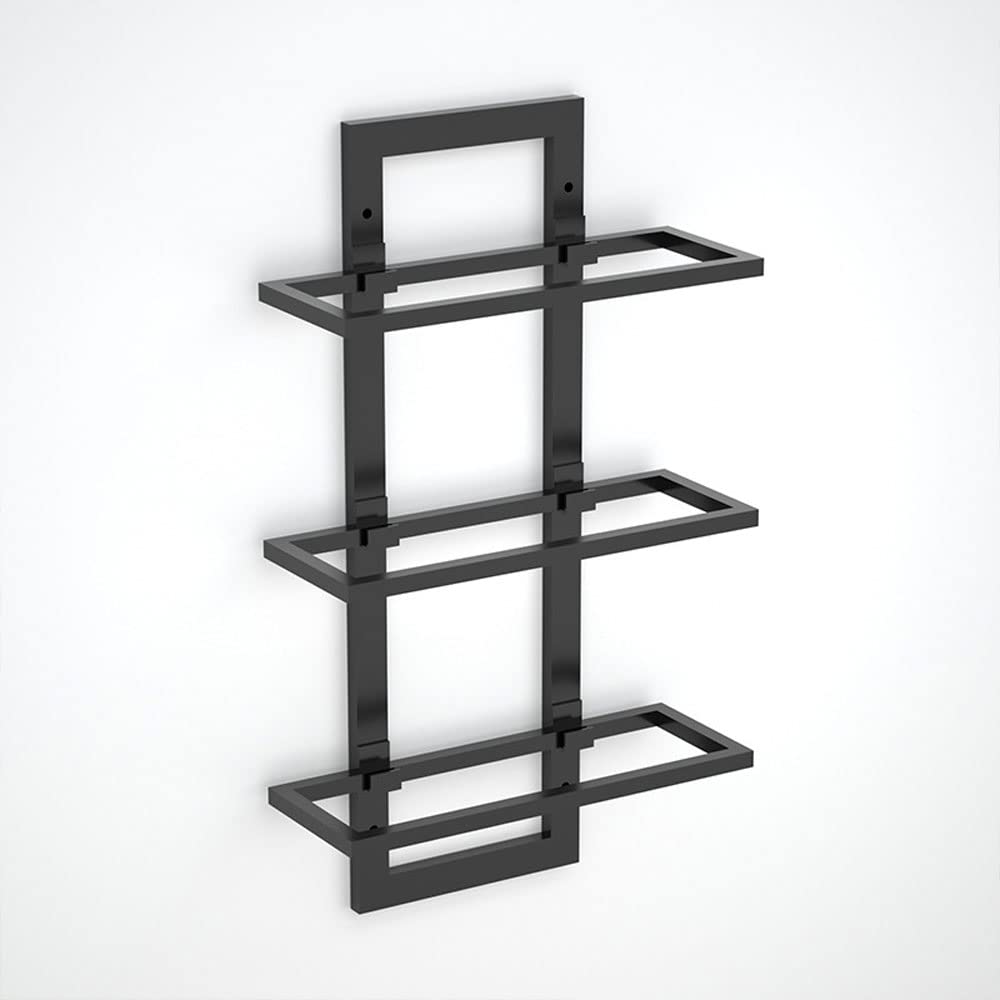 LXYSB Wall-Mounted Metal Wine Rack - Wrought Iron Wine Bottle Display Stand for Modern Home Decor | Rustic Kitchen & Dining Room Storage Solution | Perfect for Wine Enthusiasts & Entertaining Guests