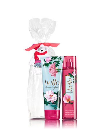 Bath & Body Works HELLO BEAUTIFUL Mr. Sparkle Pants Gift Set - Full Size Body Mist & Body Cream | Perfect for Holidays, Birthdays & Self-Care Gifts