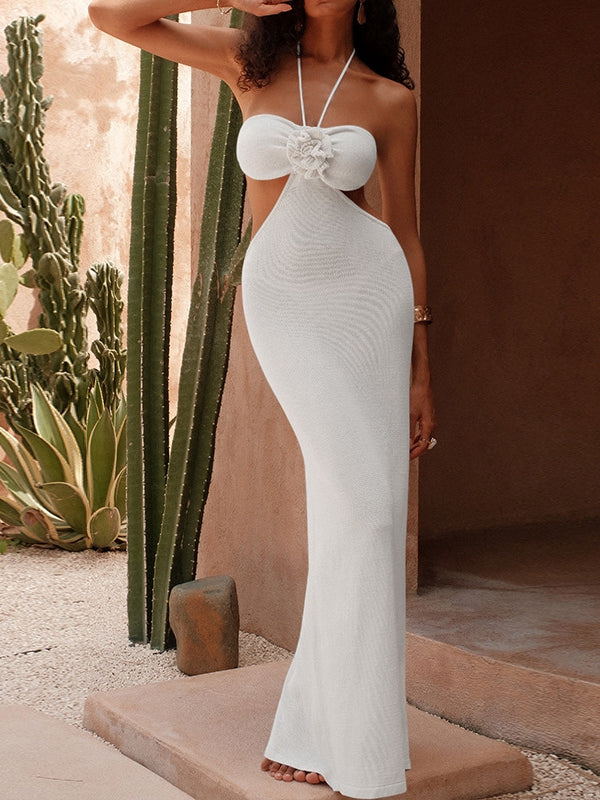 Sexy Backless Bikini Cover Up Dress for Women - Beach Party, Poolside, Vacation Outfit