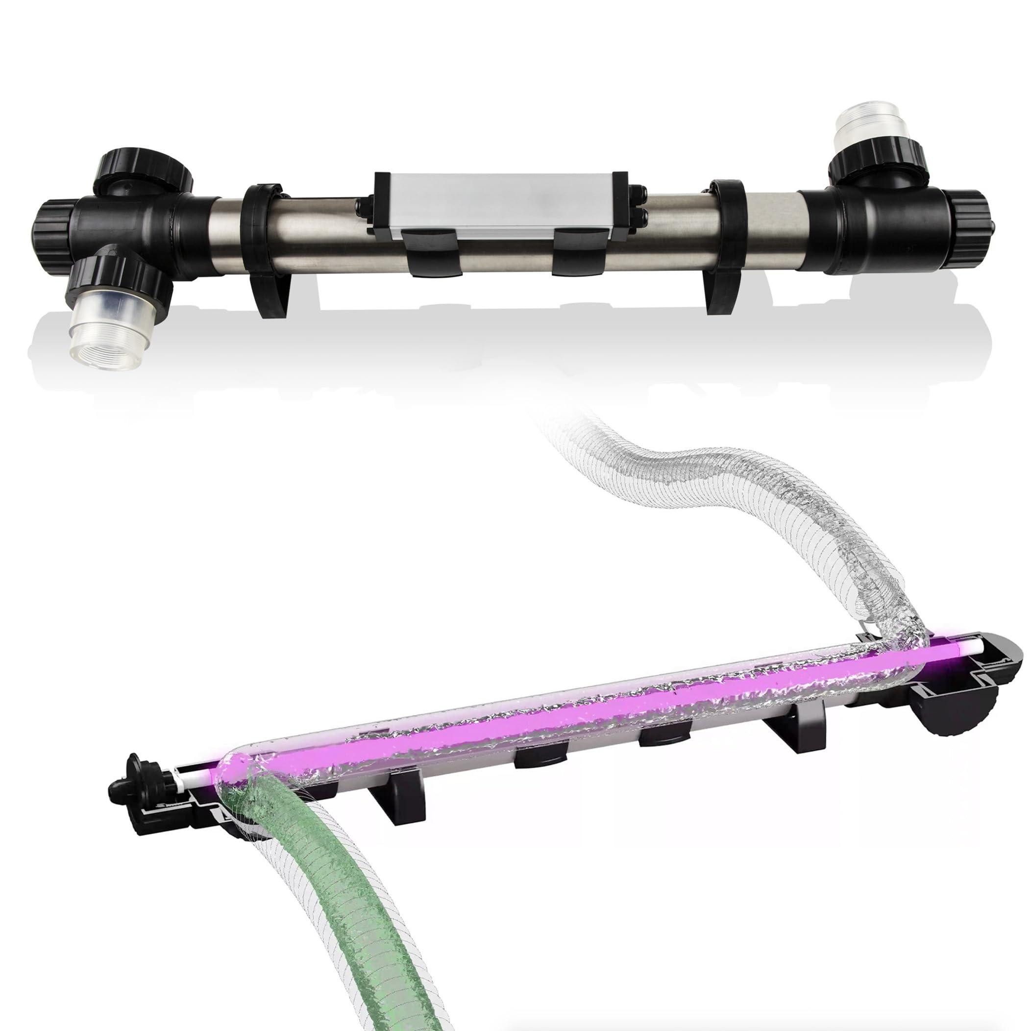 Alpine Corporation 40 Watt UV Clarifier for Fountains, Waterfalls, and Water Circulation - Ideal for Ponds, Garden Features, and Outdoor Water Systems