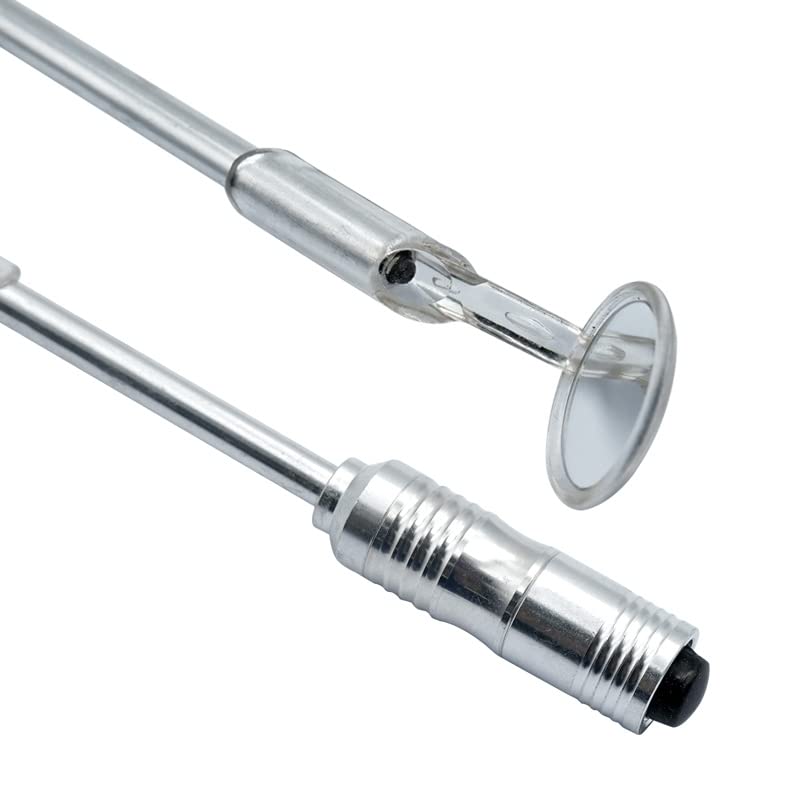 3pcs Stainless Steel Dental Mouth Mirror with LED Light - Dentist Tools for Teeth Whitening, Oral Exam & Dental Care - Perfect for Dentists, Hygienists & Home Use