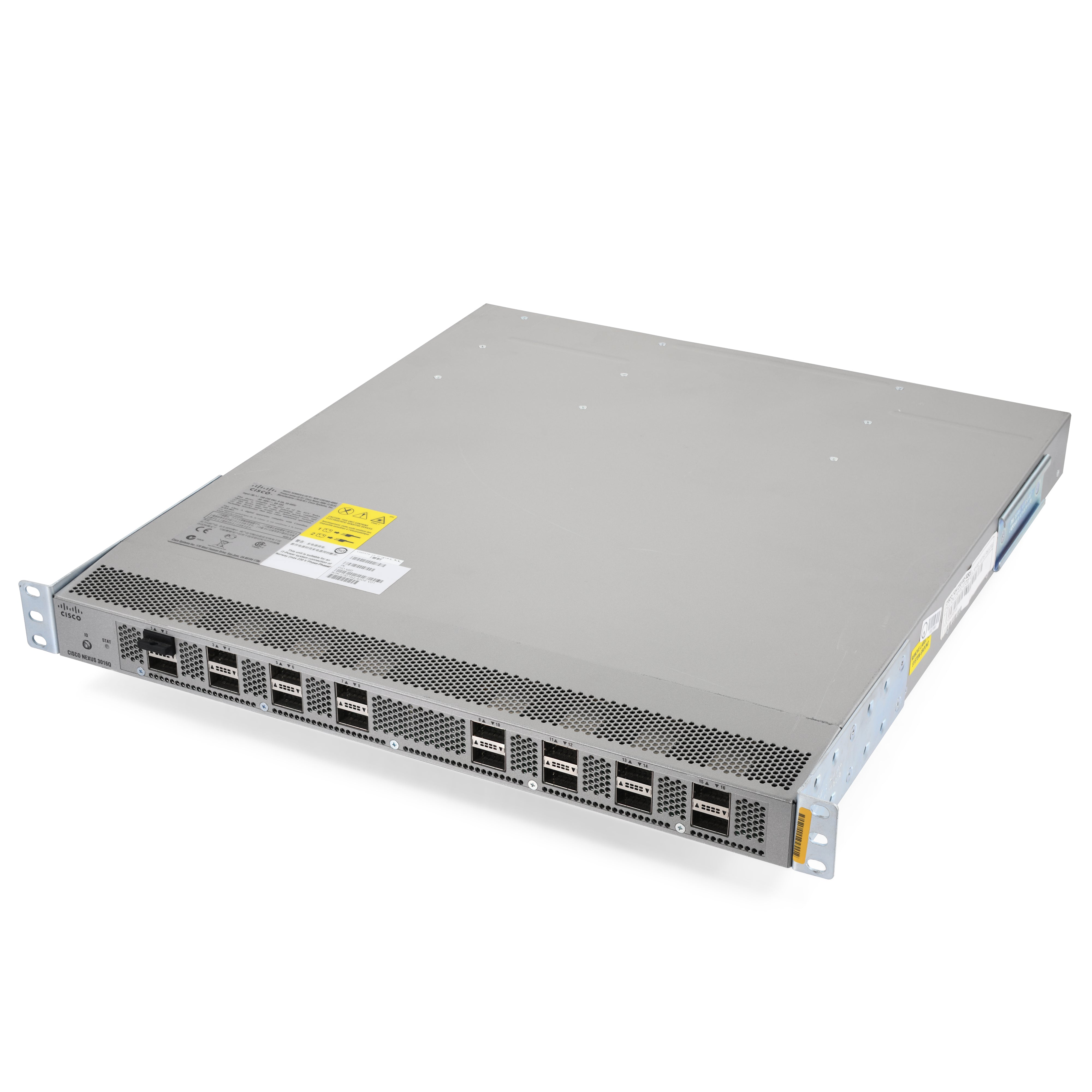 Cisco N3K-C3016Q 40G Ethernet Nexus 3016Q 16-Port Rack Mountable Managed Stackable 1U Switch for Data Center & Enterprise Networking