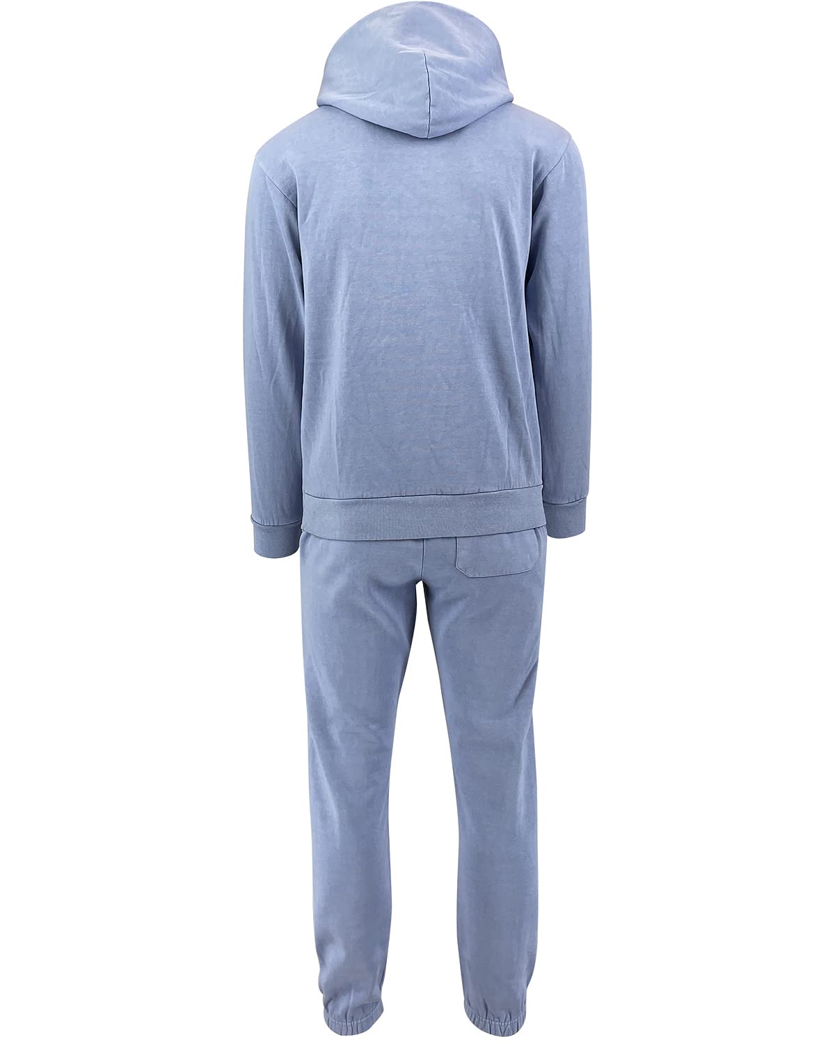 Men's Hoodie and Jogger Tracksuit Set - Comfortable Blank Sweatshirt & Pants for Casual Wear, Gym, and Lounge