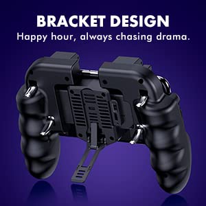CICIGLOW Mobile Game Controller for PUBG & Fortnite - Ergonomic Smartphone Gamepad with Cooling Fan - Compatible with iPhone & Android - Perfect for Gaming on the Go & Esports Tournaments