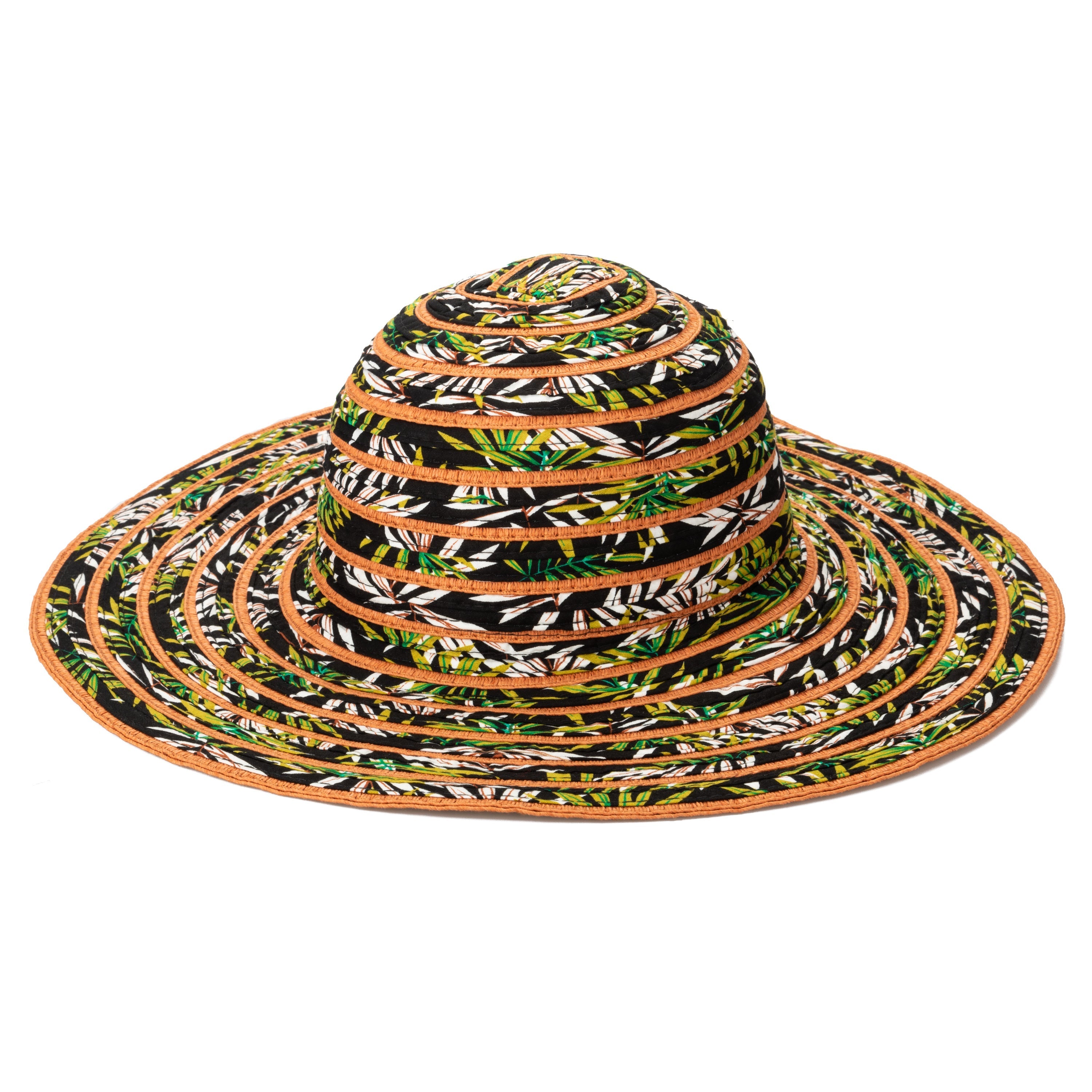 Stylish Women's Novelty Ribbon & Paperbraid Sun Hat for Beach, Garden, and Outdoor Activities - UV Protection Summer Wide Brim Hat