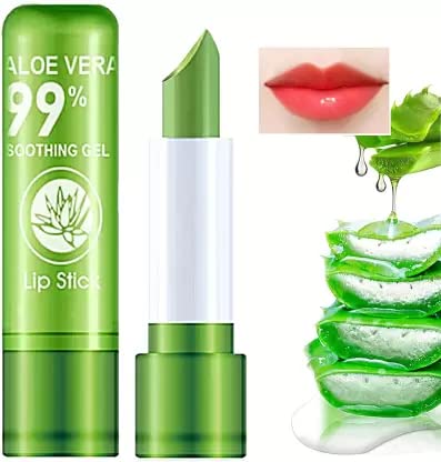 Natural Aloe Vera Lip Balm for Soothing & Moisturizing Dry Lips - Hydrating Lip Care for Soft, Smooth Lips - Perfect for Winter, Travel, and Daily Use