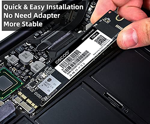 OSCOO 1TB SSD NVMe PCIe Internal Solid State Drive with Screwdriver - Compatible with MacBook Air 11