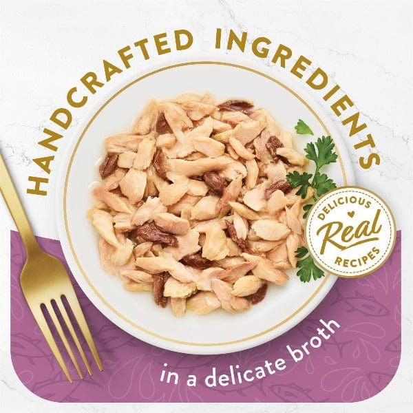 Fancy Feast Flaked Tuna Cat Food Appetizer - Grain Free Wet Cat Treats for Adult & Senior Cats - Perfect for Special Occasions & Mealtime Toppers