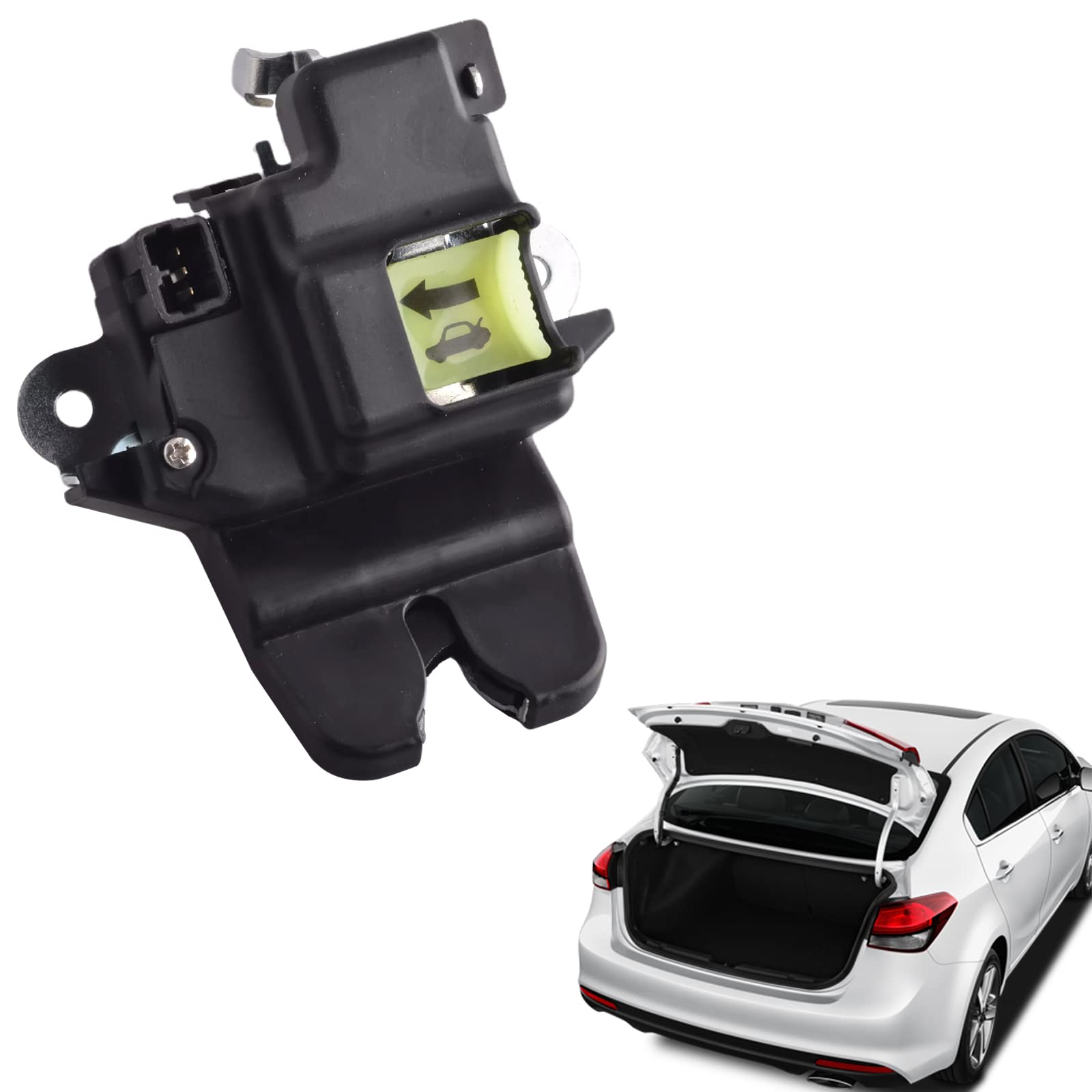 Kia Forte 2013-2018 & Hyundai Accent 2018-2022 Rear Trunk Latch Lock Actuator Motor - Replacement for Tailgate Door Lock Latch 81230-A7030 | Perfect for Car Repairs & Maintenance