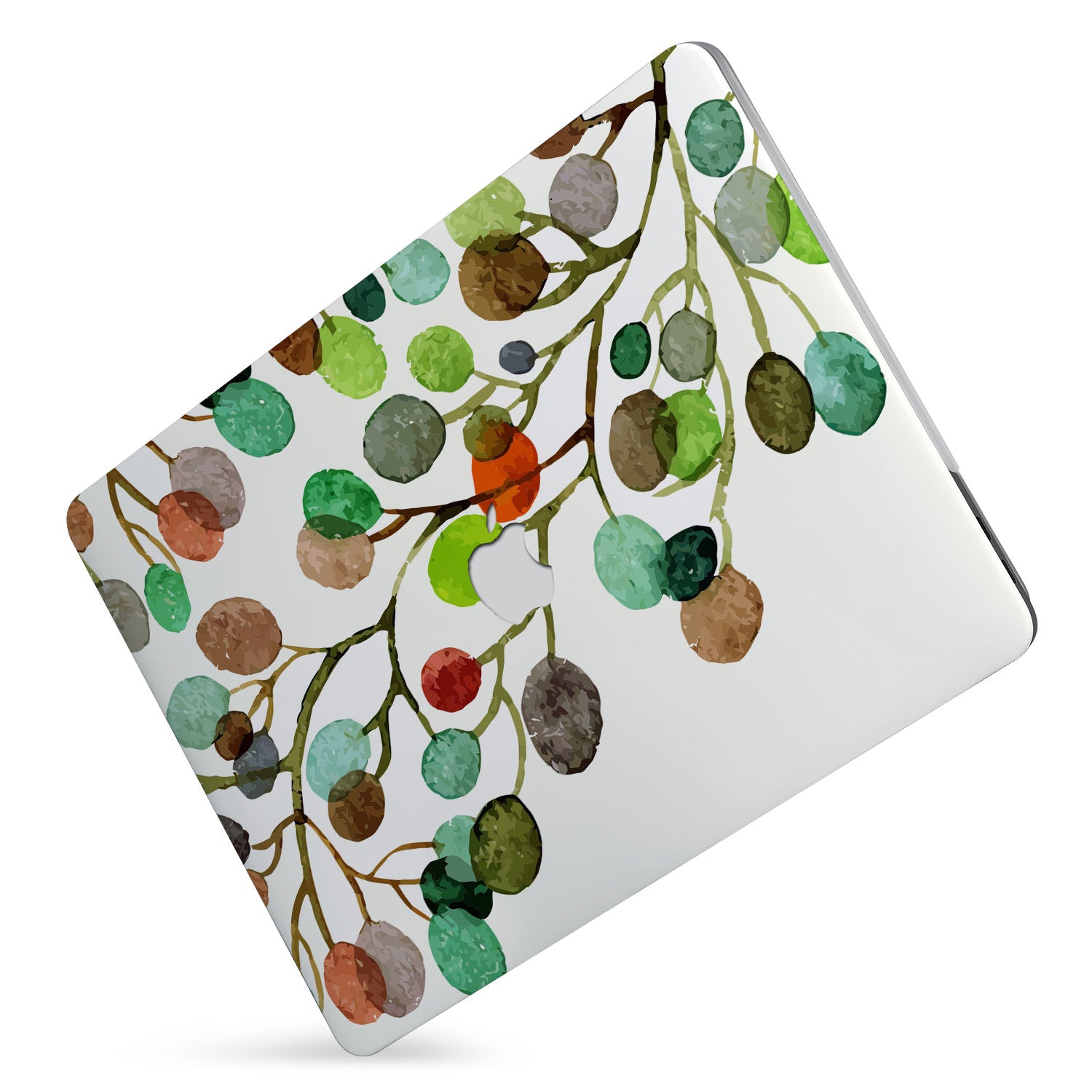 Premium MacBook Pro/Air Protective Case with Leaves Design - Durable Slim Hard Shell Cover for 13/14/15/16 Inch Laptops - Perfect for Work, Travel & School Use
