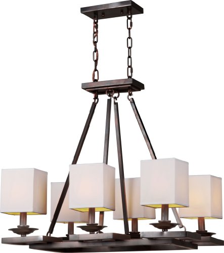 Antique Bronze 6-Light Chandelier - Elegant Dining Room Lighting Fixture for Home Decor | Model 7038-06-32