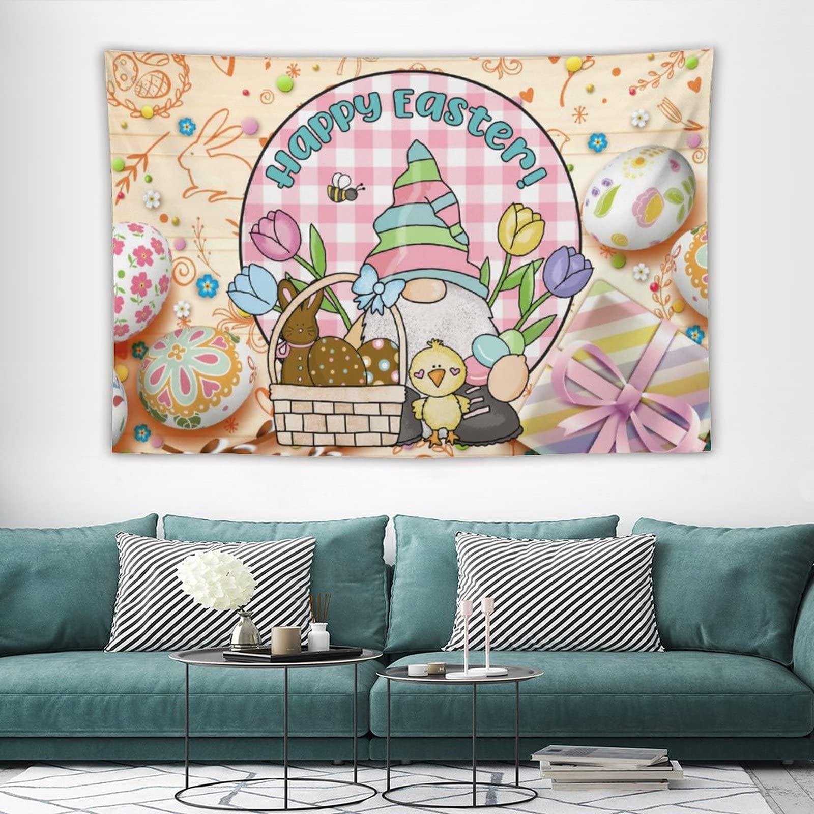 MATIC Happy Easter Gnome Tapestry - 60