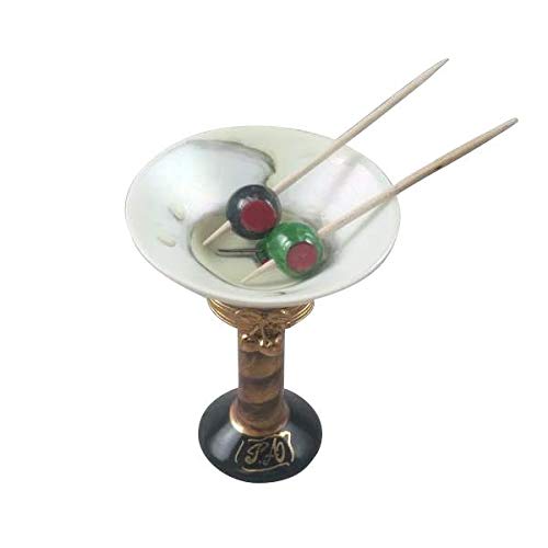 Elegant Limoges Porcelain Martini Glass with Olives Gift Box - Perfect for Cocktail Parties, Home Bar Decor & Luxury Gift Giving
