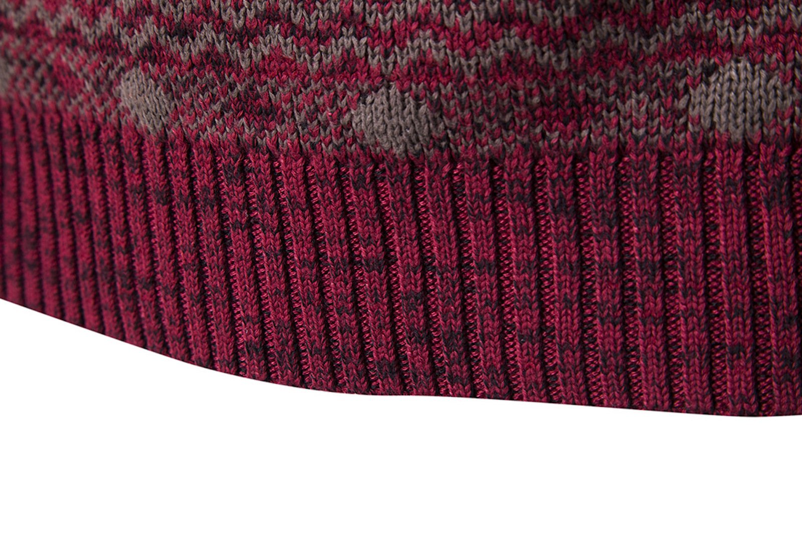 Elonglin Men's Aztec Pattern Knit Pullover Sweater - Long Sleeve Crewneck Jumper for Casual Wear & Winter Outfits