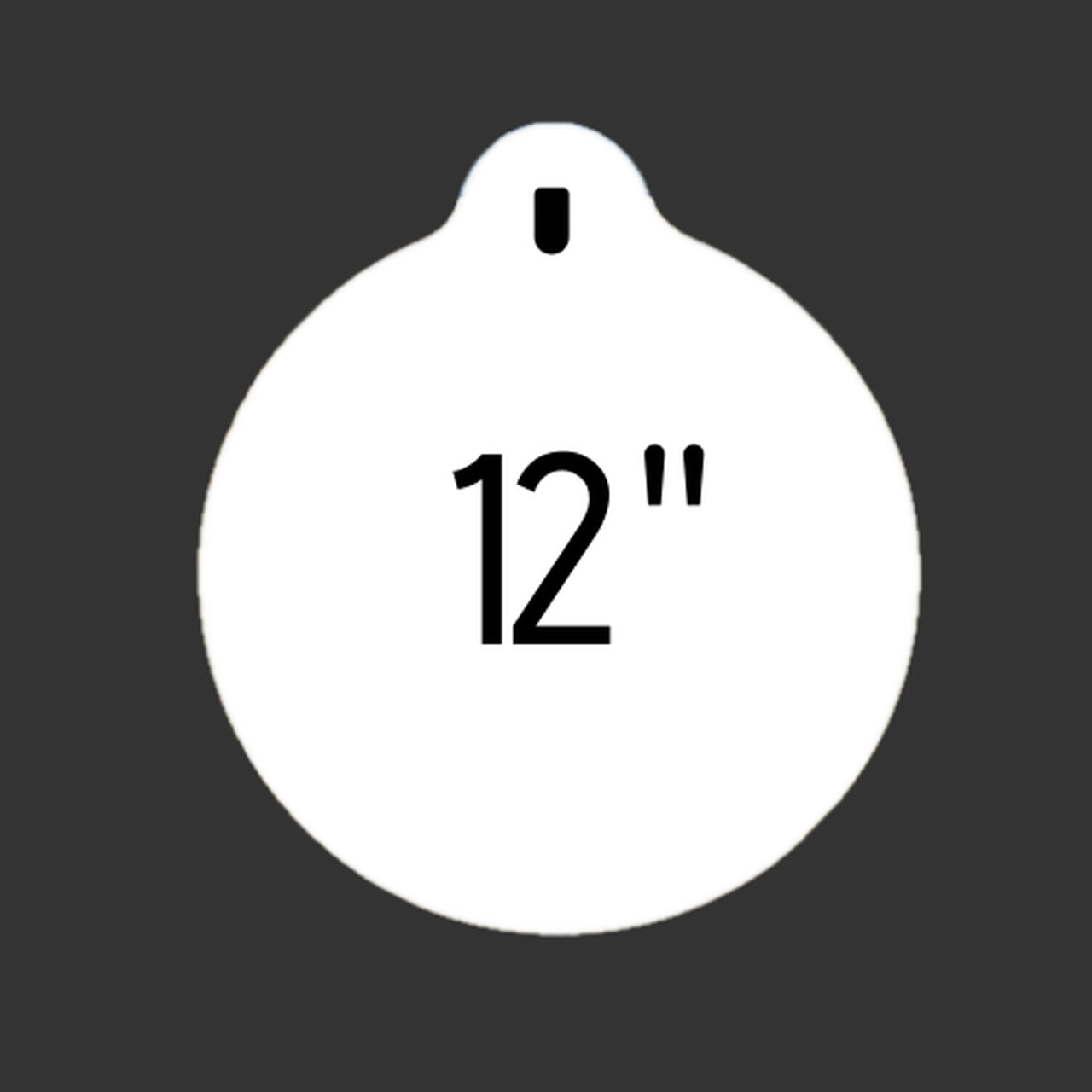 JC Steel Targets - 12 Round 3/8