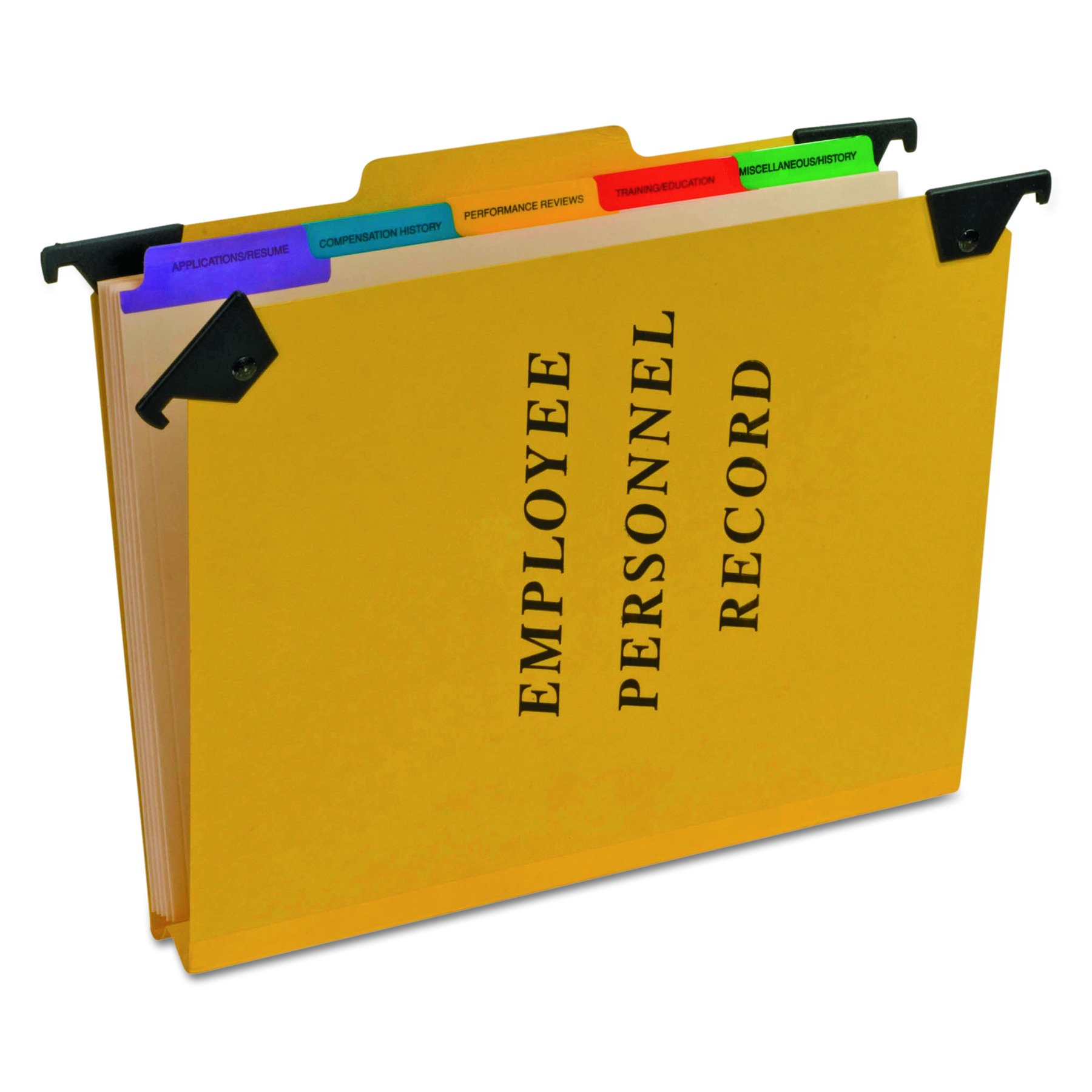 Pendaflex SER2YEL Hanging File Folders - 1/3 Cut Top Tab, Letter Size, Yellow - Perfect for Office Organization, HR Documents & Filing Systems