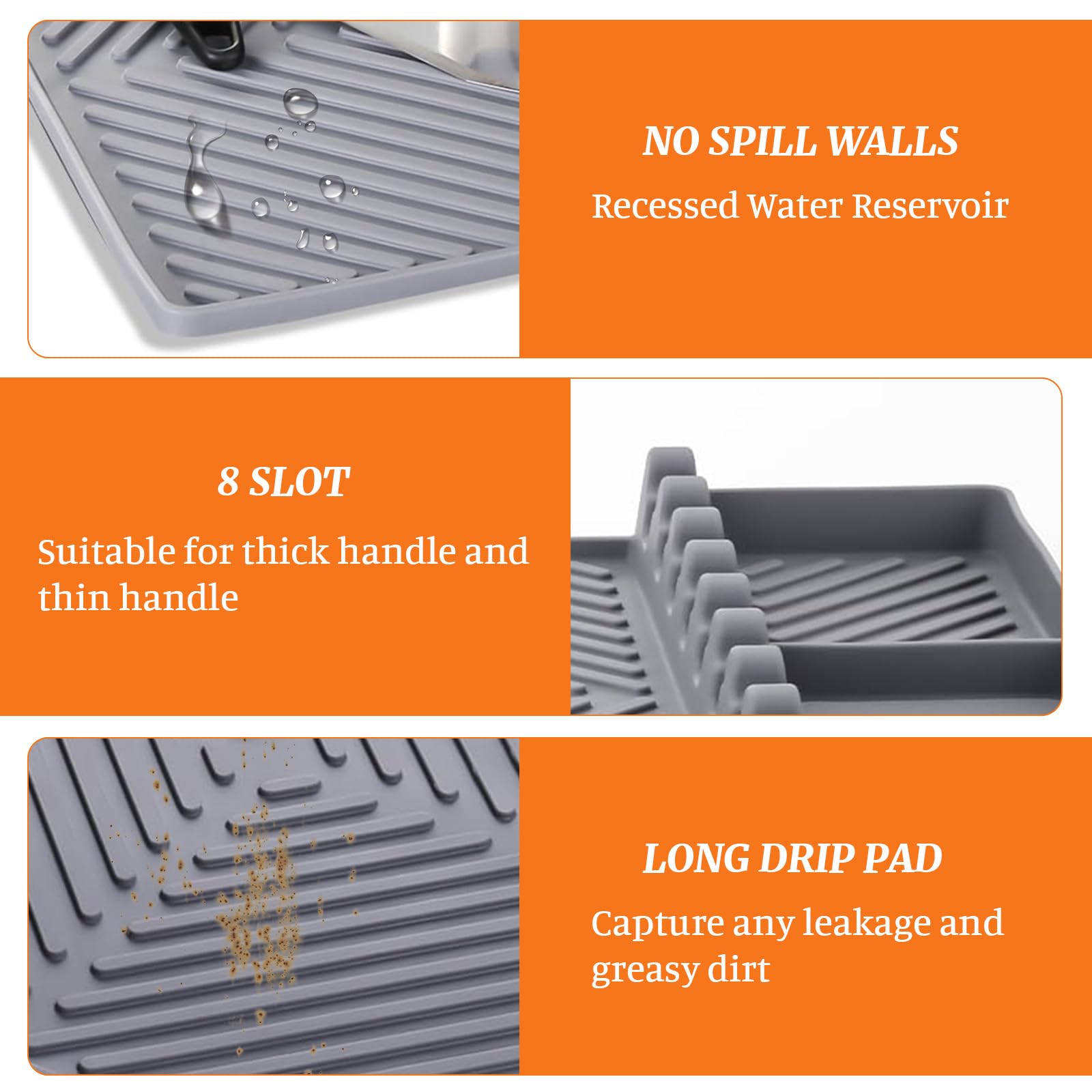 Heat Resistant Silicone Grill Mat for Blackstone Griddle - 16