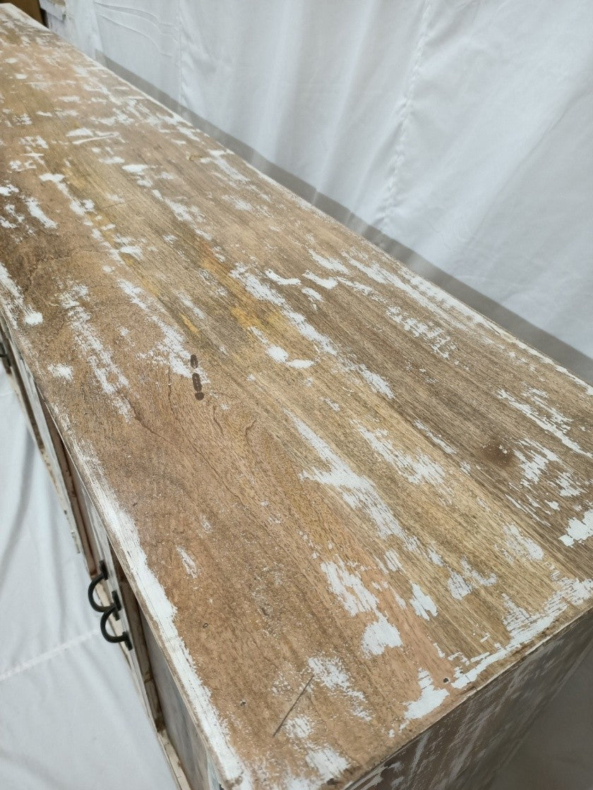 Reclaimed Timber Boat Wood X-Large Sideboard Buffet Hutch - 88.6