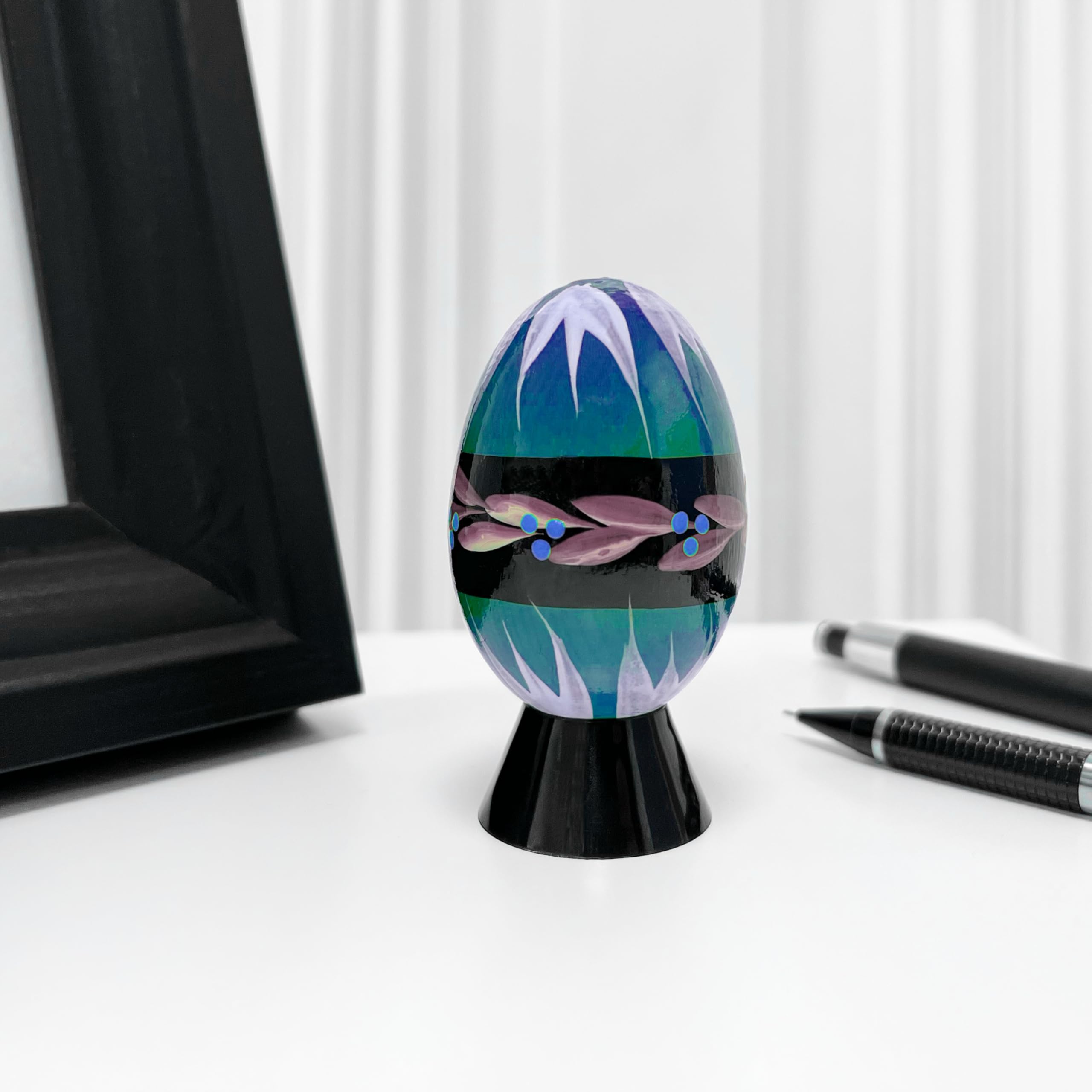 Plymor Black Acrylic Egg Display Stand - 0.75