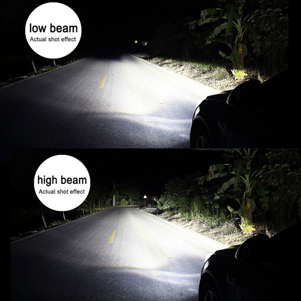 TS CR H13 9008 LED Headlight Bulbs 6000K Xenon White - Super Bright Replacement for Cars & Trucks - Perfect for Night Driving, Off-Roading & Foggy Conditions