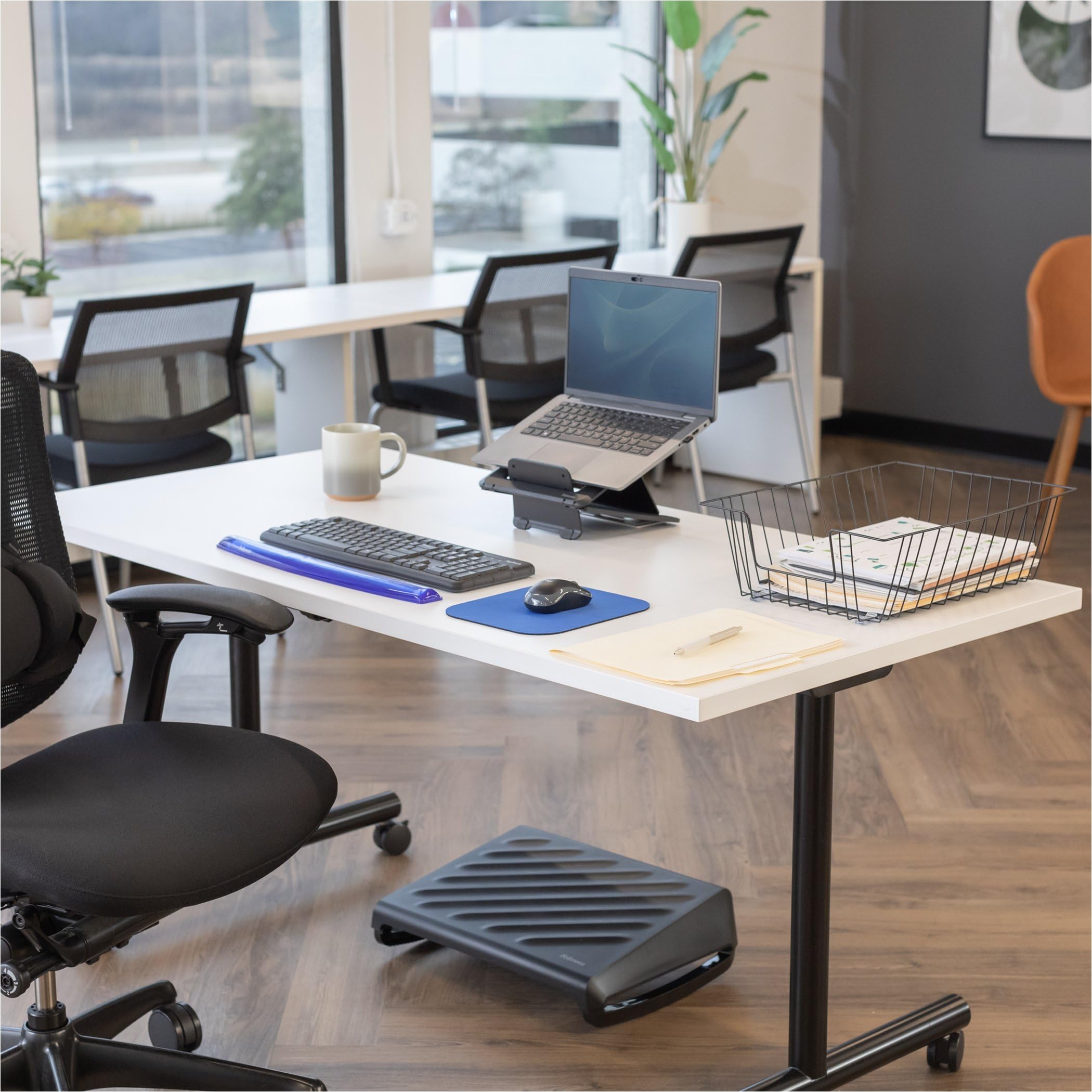 Fellowes Black Wire Legal Size Desk Tray Organizer (65112) - Perfect for Office, Home, and School Workspace Organization