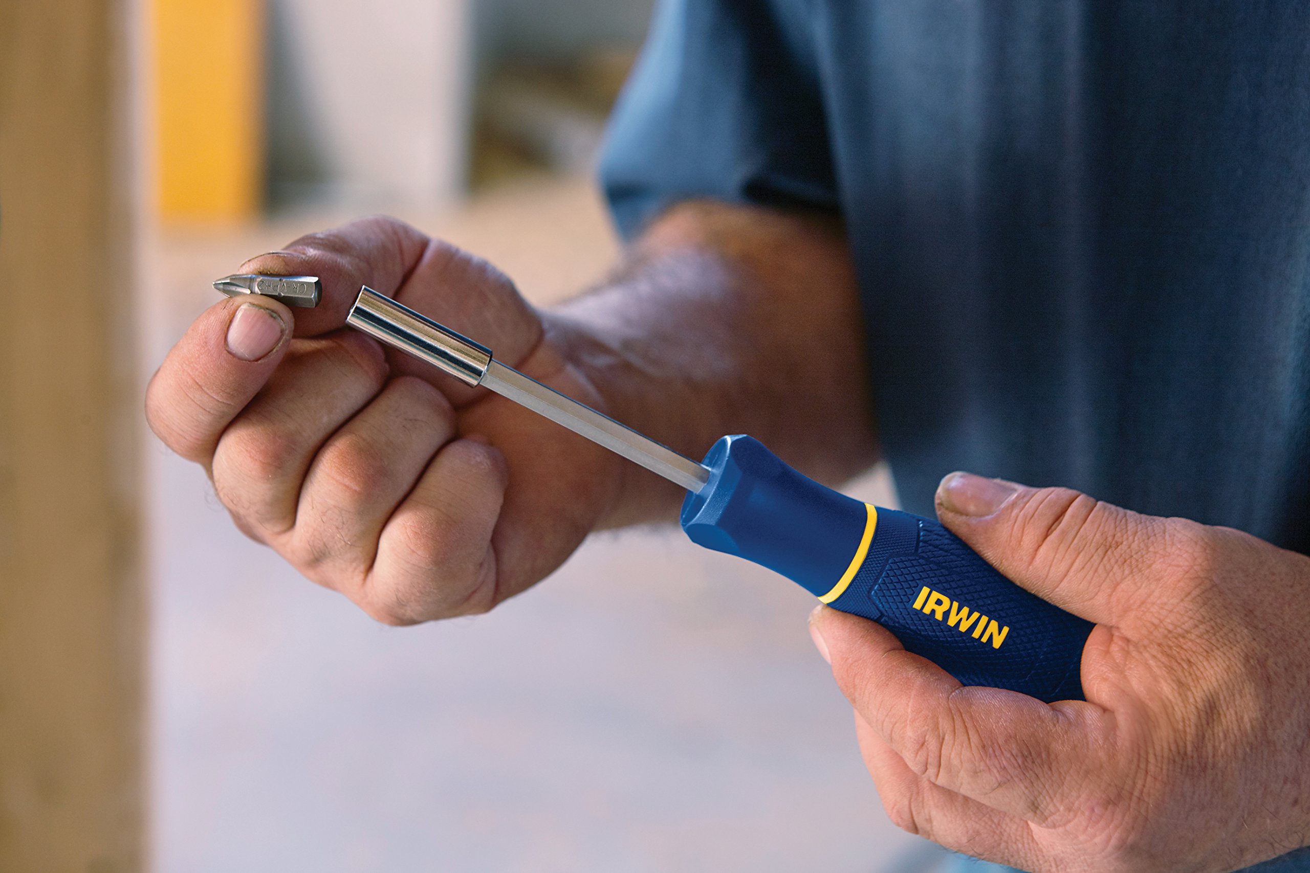 IRWIN Magnetic Screwdriver - 1948780 - Professional Hand Tool for DIY, Home Repair, and Construction Projects
