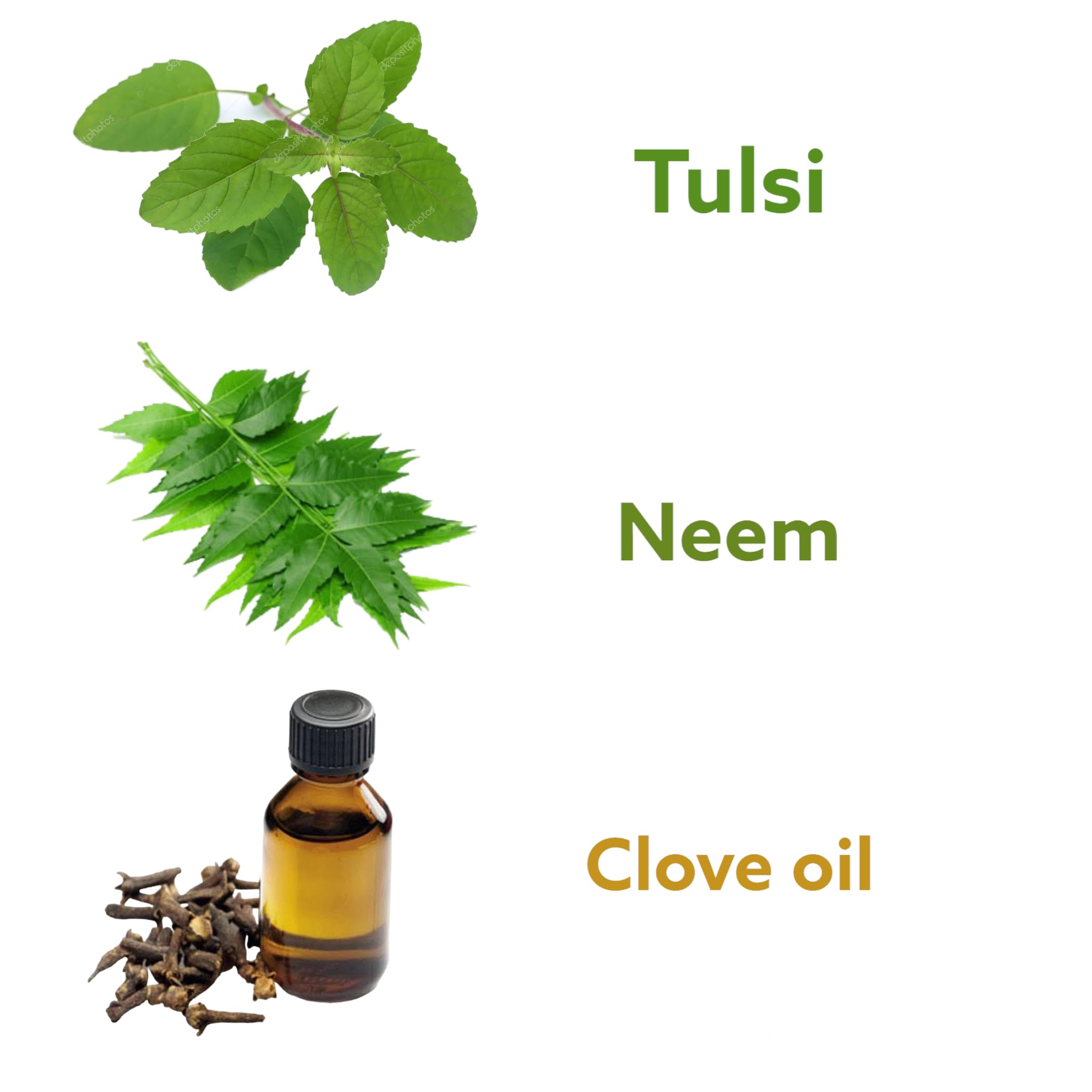 Neem & Tulsi Ayurvedic Herbal Soap Bar (500g) - Natural Antibacterial & Antifungal Cleanser for Acne, Eczema & Skin Irritations - Perfect for Daily Face & Body Wash