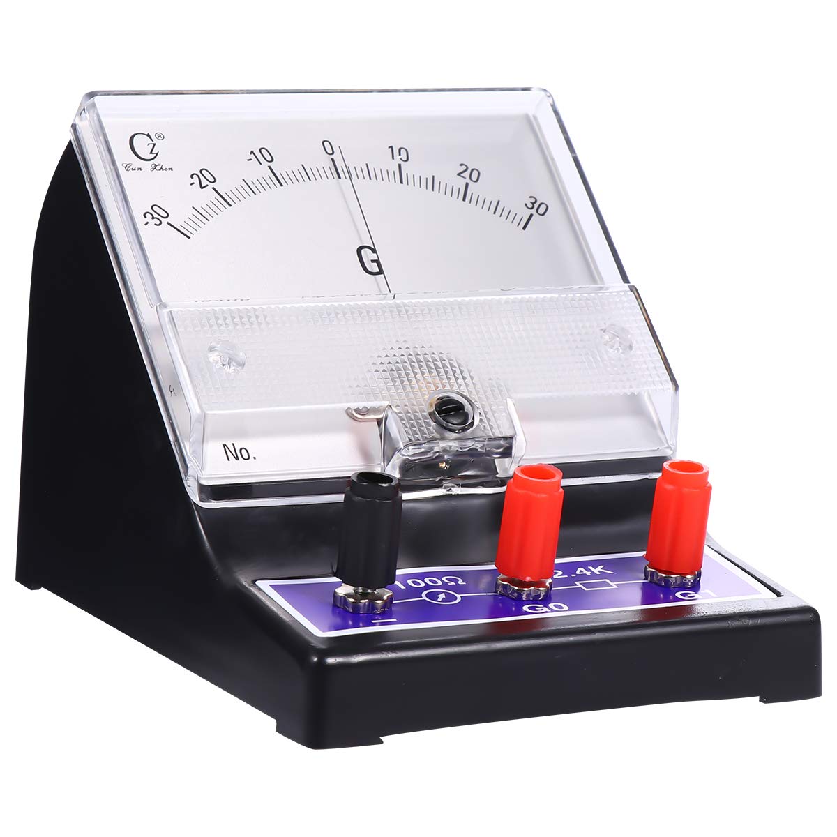 High Precision Amperemeter G Table Galvanometer - Microammeter for Physics Experiments & Electrical Testing | Perfect for Labs, Classrooms & DIY Electronics Projects