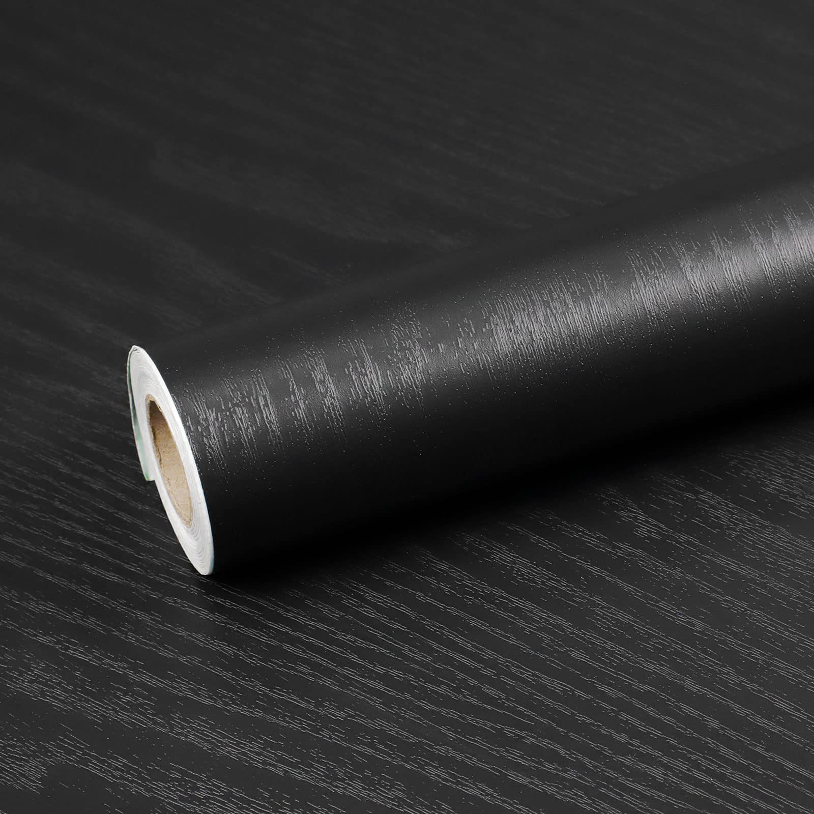 Homease Black Wood Grain Contact Paper 24