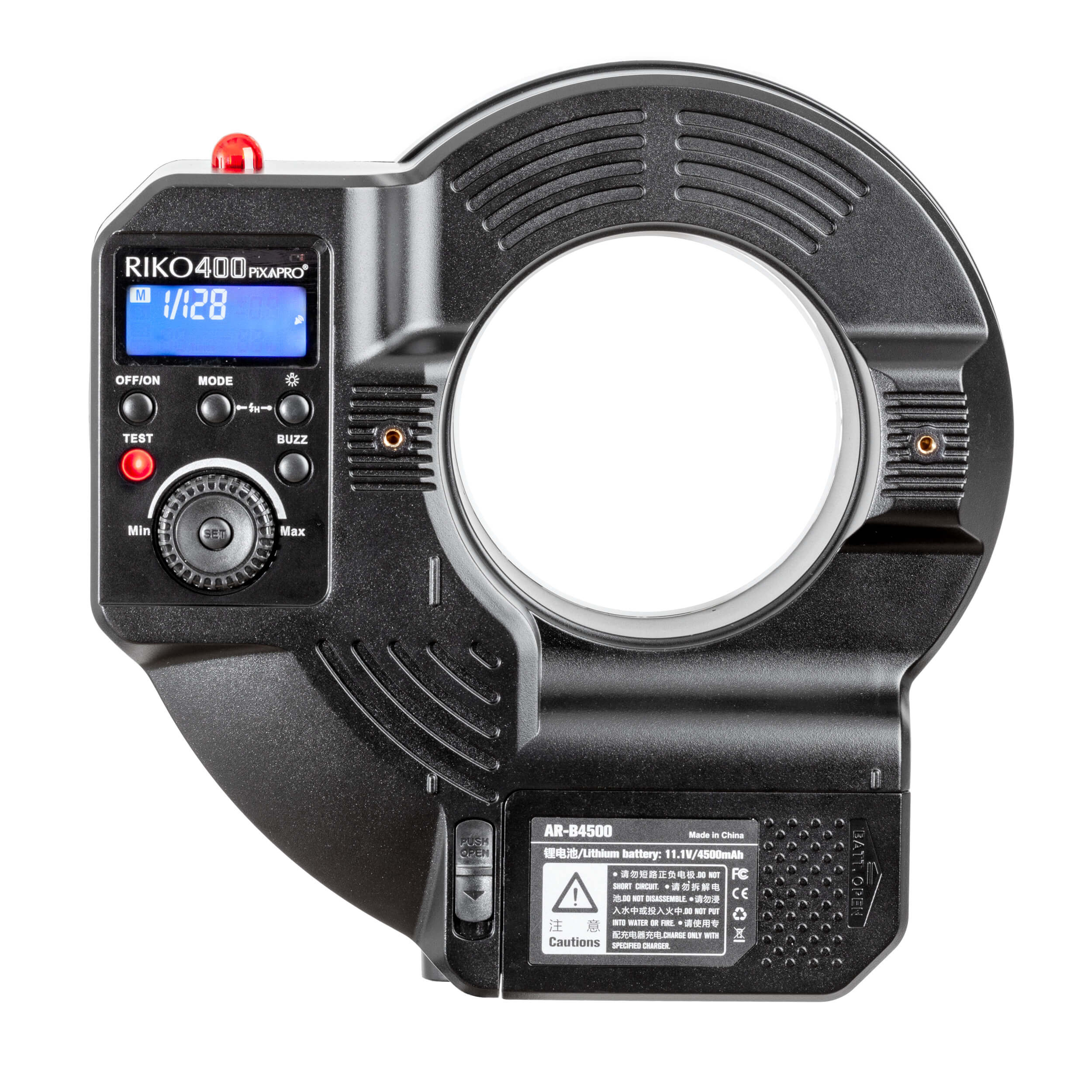 RIKO400 400Ws Professional Daylight Ring Flash for Studio Photography - Compatible with Godox AR400 - Perfect for Portrait, Macro & Fashion Photography