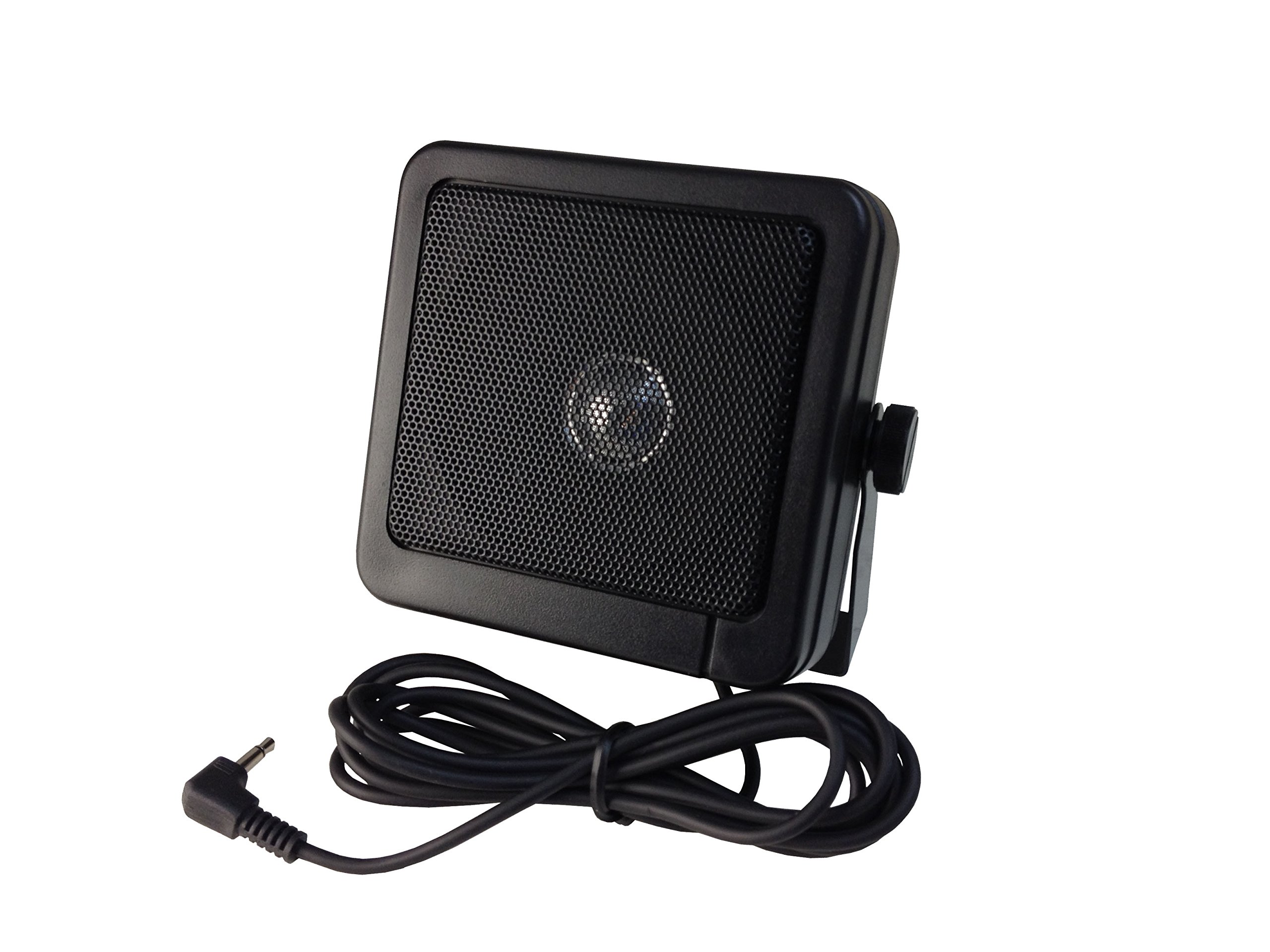 Anteenna TW-06-L External CB Radio Speaker for Mobile Transceiver - 5W Power, 1.8M Cable with 3.5mm Mono L-Type Plug & Swivel Bracket - Perfect for Ham Radio, CB Radio & Truck Communication Systems