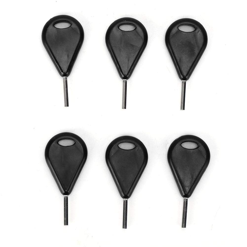 6-Piece Universal Hexagon Surfboard Fin Key Set - Durable Surfboard Fin Key Replacement for Surfing Accessories - Perfect for Surfboard Maintenance & Travel Gear