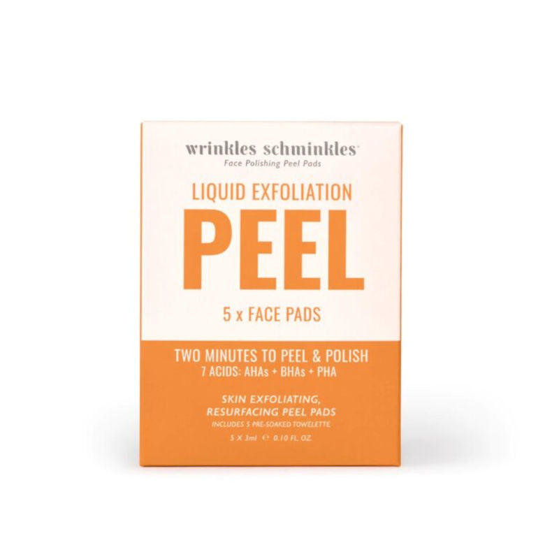 Wrinkles Schminkles InfuseFAST™ Face Polishing Peel Pads - 5 Pack | Exfoliating Facial Treatment for Smooth Skin | Perfect for Daily Skincare Routine & Anti-Aging Care