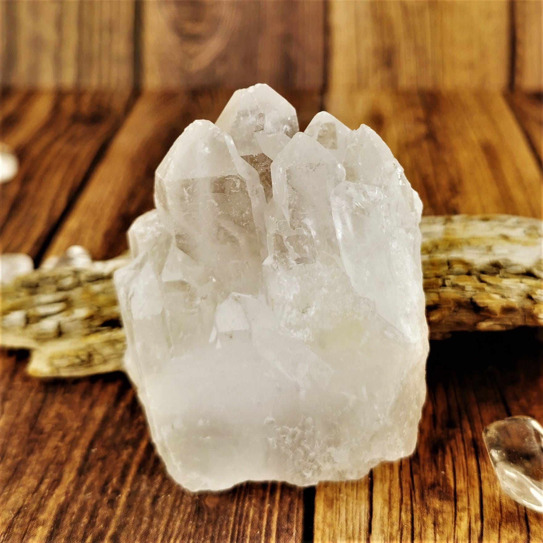 Natural Brazilian Quartz Crystal Cluster - Raw Healing Stones for Meditation, Reiki & Home Decor | Spiritual Energy, Chakra Balancing & Positive Vibes