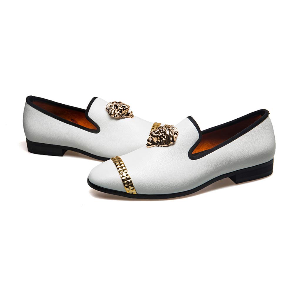 Meijiana Men's Luxury Loafers - Black Wedding Dress Shoes for Formal Events & Parties | Comfortable & Stylish Men's Dress Shoes for Weddings, Proms, and Business Occasions