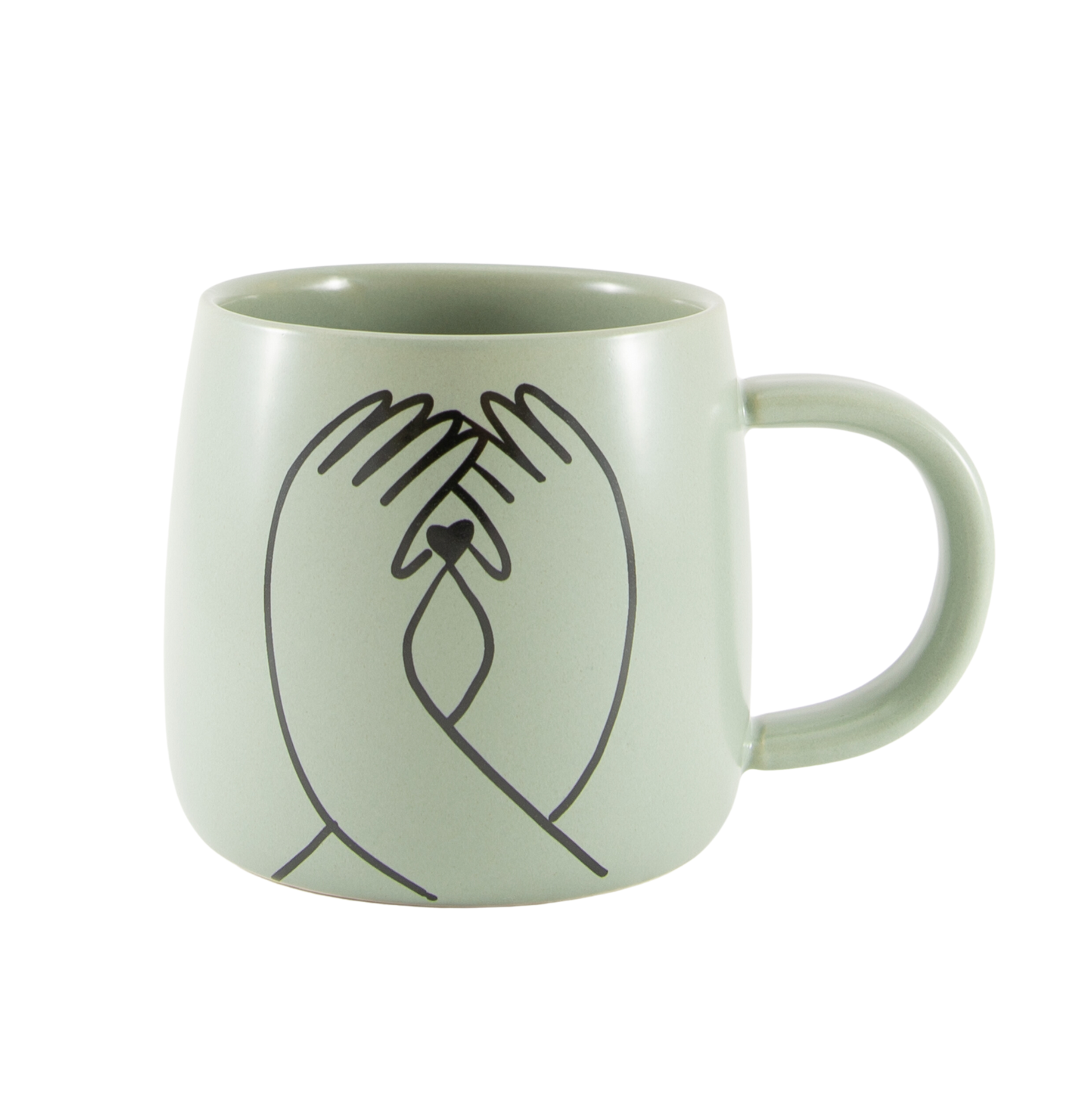 Safe and Cared For Mug - Premium Ceramic Coffee Cup with Handle, Dishwasher Safe - Perfect for Home, Office, or Gift Giving