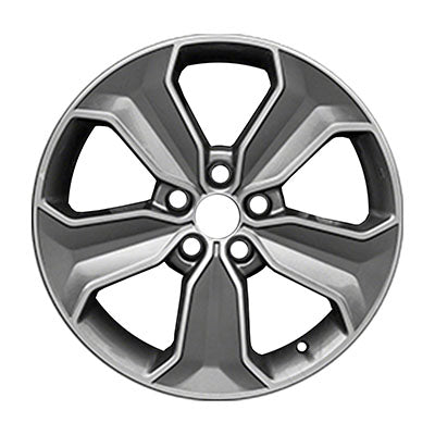 18 Inch Hyundai Santa Fe OEM Machined Alloy Wheel Rim ALY070848 52910B8185 - Fits 2013-2016 Models | Perfect Replacement for Damaged Wheels & Car Upgrades