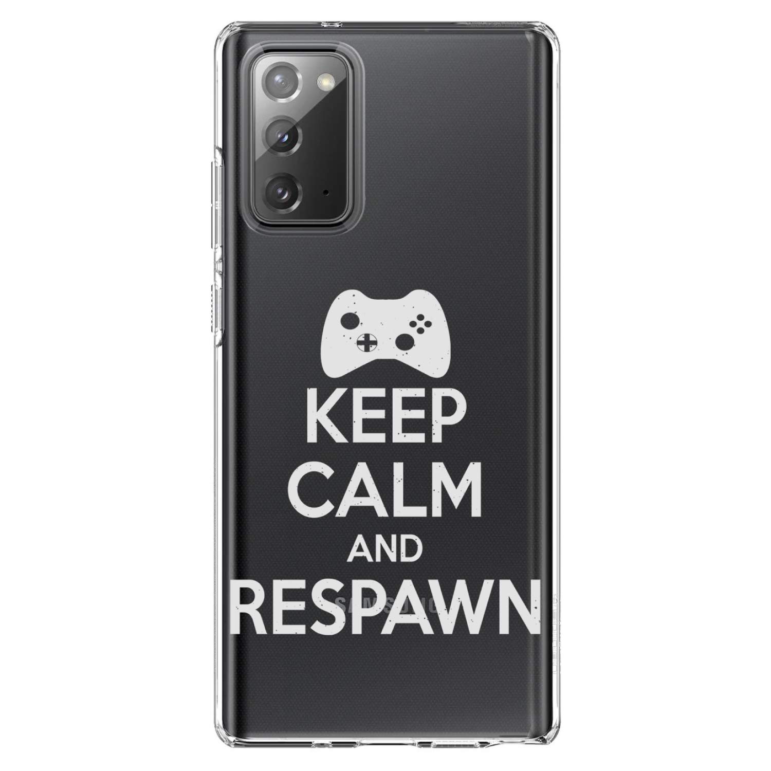 Shockproof Hybrid Case for Samsung Galaxy Note 20 (6.7 Inch) - Clear TPU Bumper with Acrylic Back & Tempered Glass Screen Protector - Durable Gaming Phone Cover for Protection - Perfect for Gamers, Travel & Everyday Use